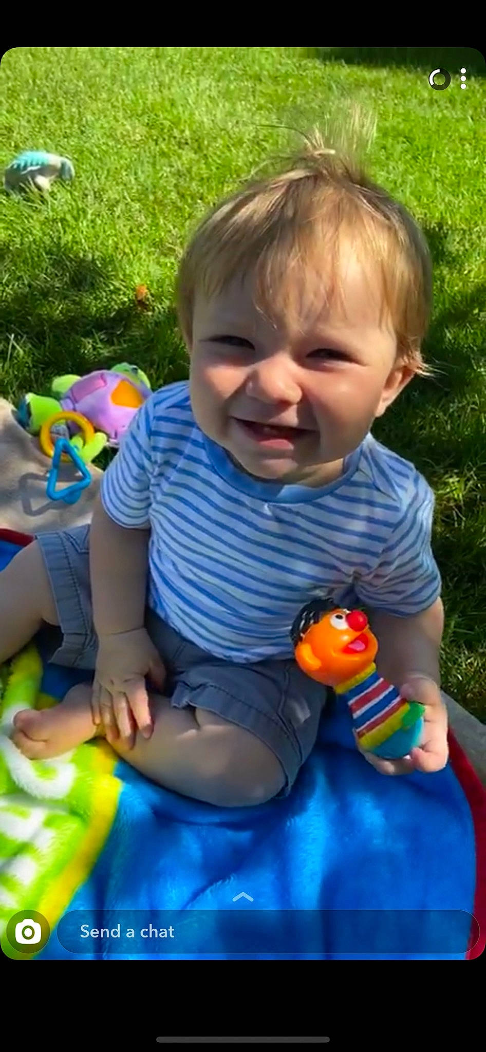 Kingston is registered to the contest to win money with this photo: baby, baby_playing_with_toys, baby_toys, child, fun, glass, joy, leisure, person, play, product, smile, toddler, toy