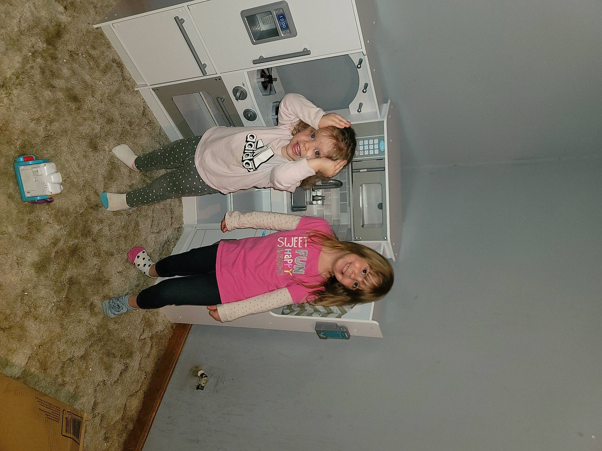 Nevaeh is registered to the contest to win money with this photo: ceiling, flooring, font, fun, joy, person, room, smile, t_shirt, visual_arts, wood, wrist