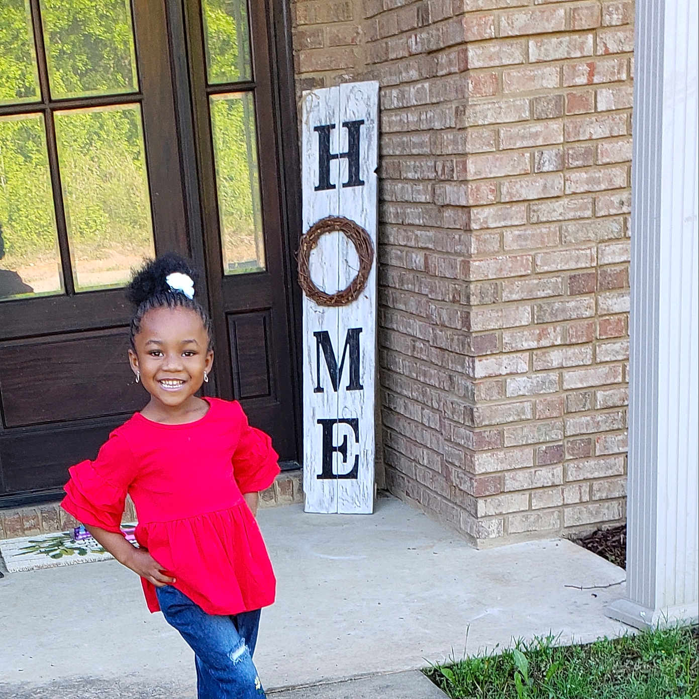 Karleigh joined the competition — help win amazing prizes! child, door, joy, person, photography, snapshot, standing, toddler, vacation