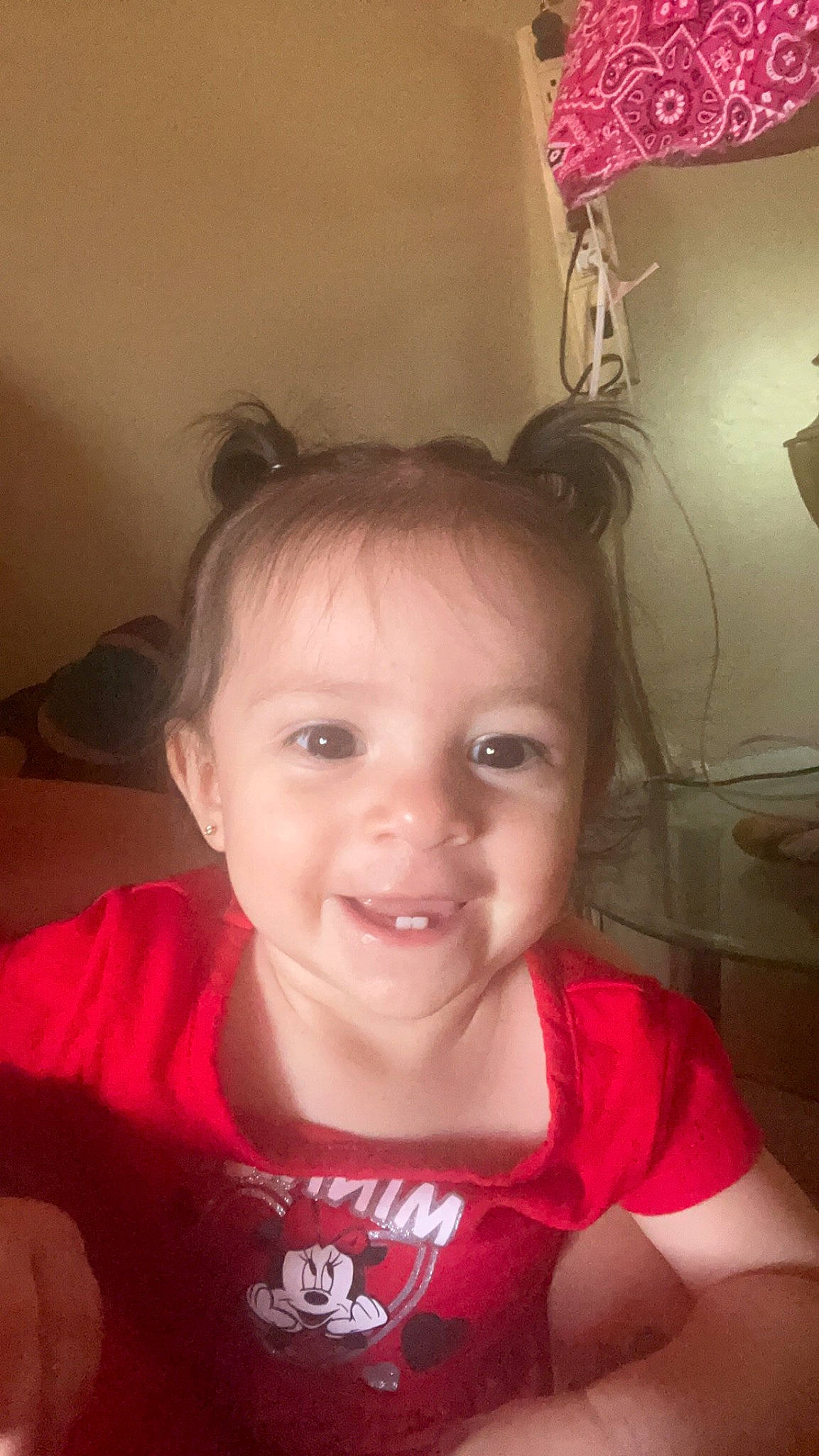 Melanie joined the competition — help win amazing prizes! baby_toddler_clothing, cheek, child, ear, eyebrow, eyelash, forehead, happy, iris, jaw, joy, lamp, lip, mouth, neck, nose, person, pink, skin, smile