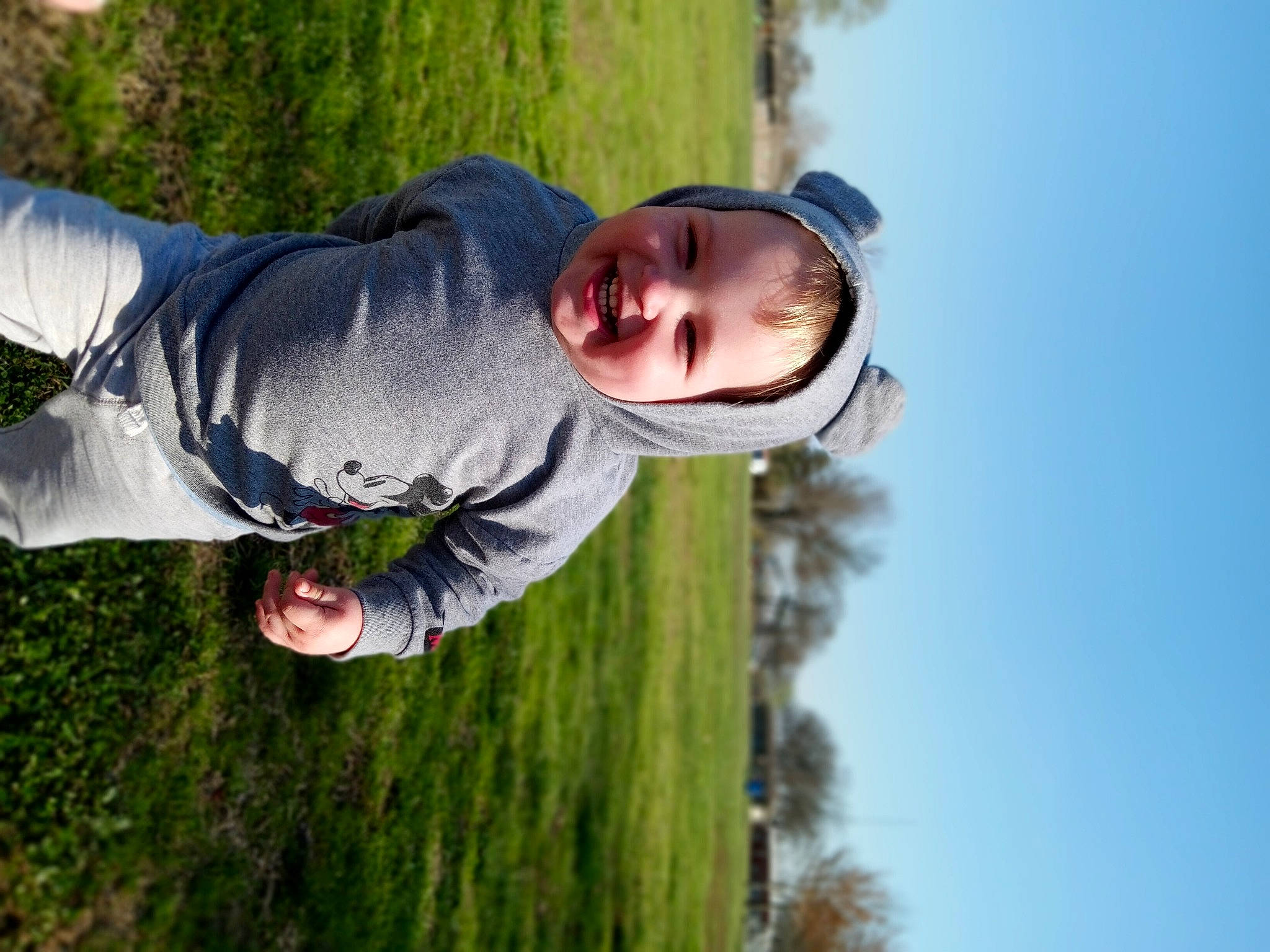 Daxton joined the competition — help win amazing prizes! child, cool, flash_photography, fun, gesture, grass, grass_family, grassland, happy, joy, leisure, people_in_nature, person, plant, recreation, sky, smile, toddler, tree