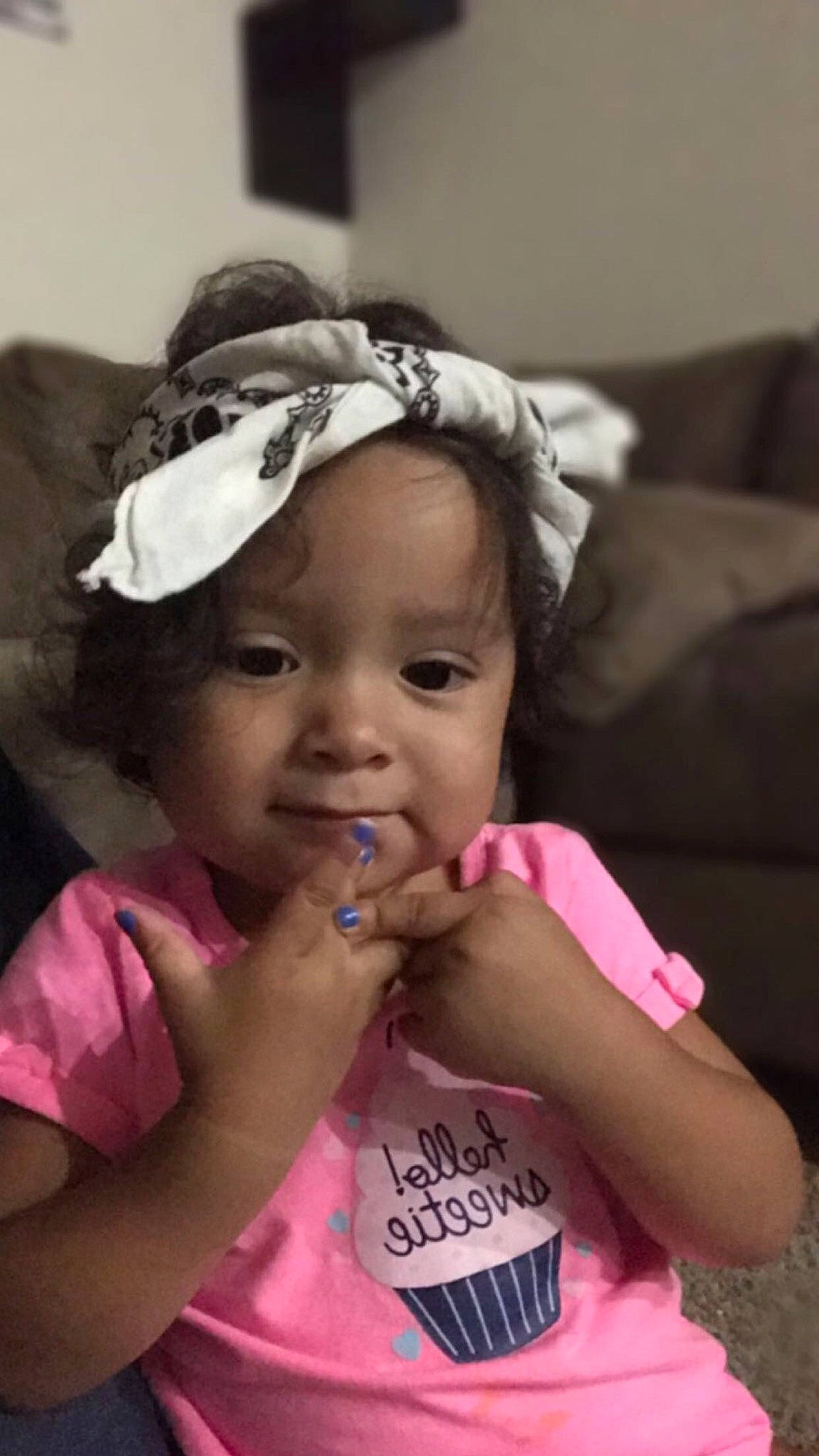 Damaris joined the competition — help win amazing prizes! baby, cheek, child, face, facial_expression, fashion_accessory, finger, forehead, hair_accessory, happy, head, headband, headgear, headwear, lip, mouth, nose, person, pink, skin