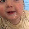Wesson is registered to the contest to win money with this photo: baby, child, drool, face, closeup, blurry, curious, clothing, infant, skin, head, person, young, indoors, shirt, expression, portrait, smallchild, cute, babyface