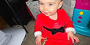 Illyonnah is registered to the contest to win money with this photo: accessories, baby, bag, bodypart, clothing, dress, face, finger, furniture, hand, happy, head, indoors, jewelry, pants, person, photography, portrait, ring, sitting