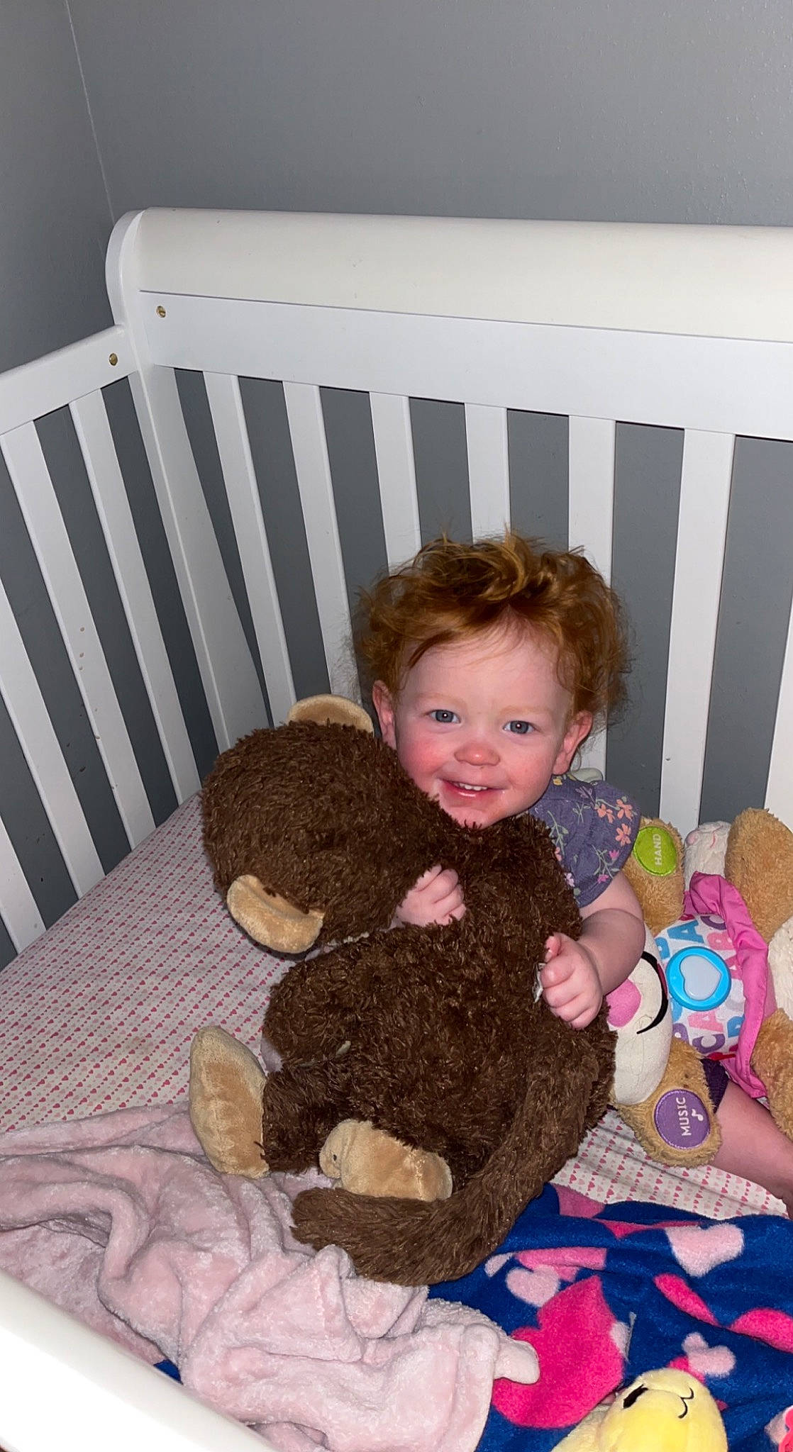 Letti is registered to the contest to win money with this photo: baby, baby_toddler_clothing, bedding, child, comfort, eye, flooring, fur, happy, joy, linens, pattern, person, plush, product, smile, stuffed_toy, teddy_bear, textile, toddler