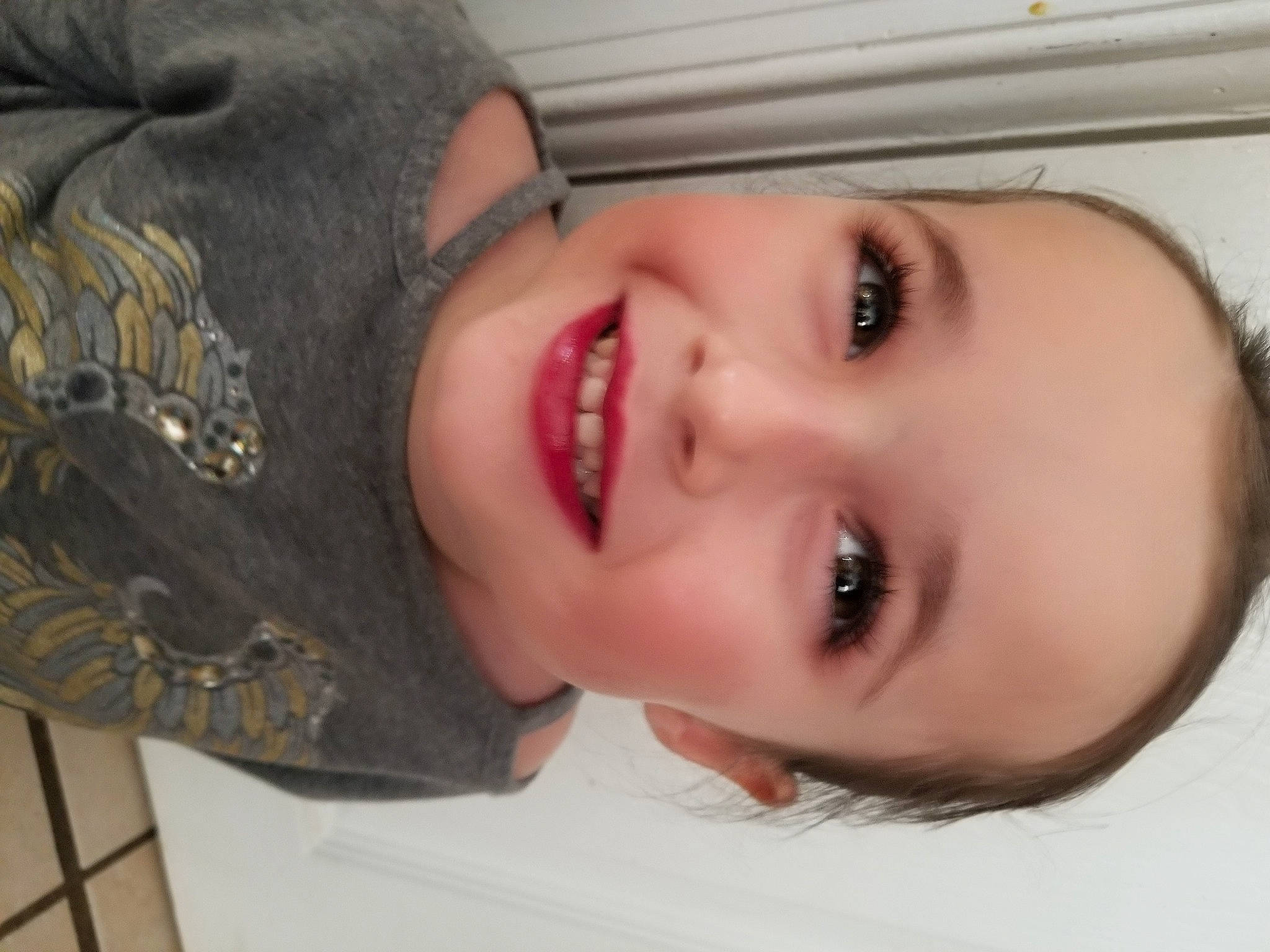 Lusabella is registered to the contest to win money with this photo: black_hair, cheek, chin, ear, eyebrow, eyelash, facial_expression, forehead, happy, head, iris, jaw, joy, lip, mammal, mouth, neck, nose, person, skin