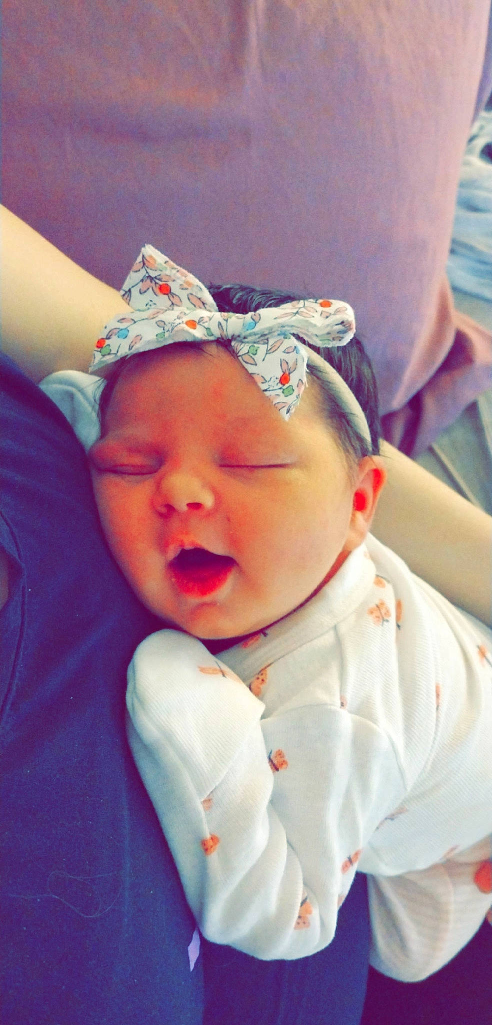 Ariyah is registered to the contest to win money with this photo: baby, baby_products, baby_sleeping, baby_toddler_clothing, cap, cheek, child, comfort, eye, eyelash, face, happy, hat, iris, lip, mouth, nose, person, skin, sleeve