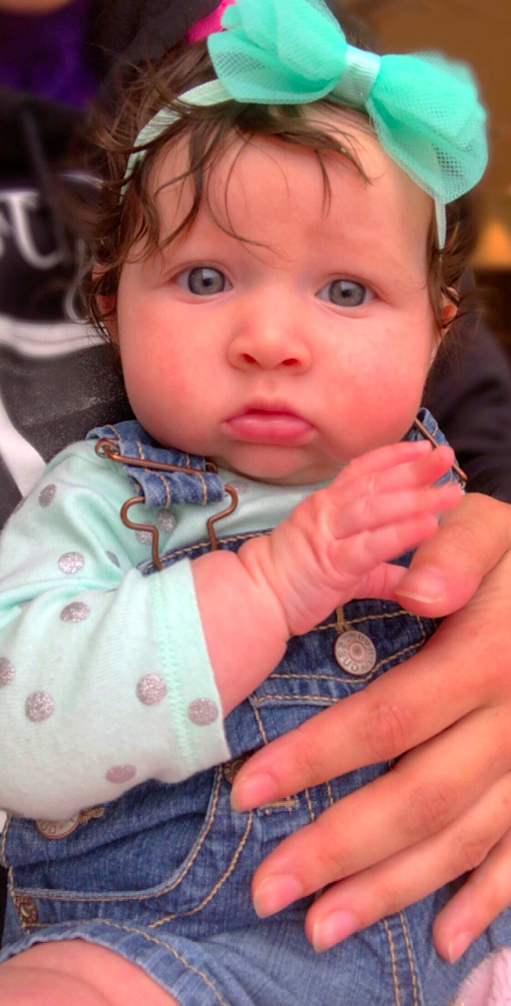 Harper is registered to the contest to win money with this photo: baby, cheek, child, finger, person, smile, toddler