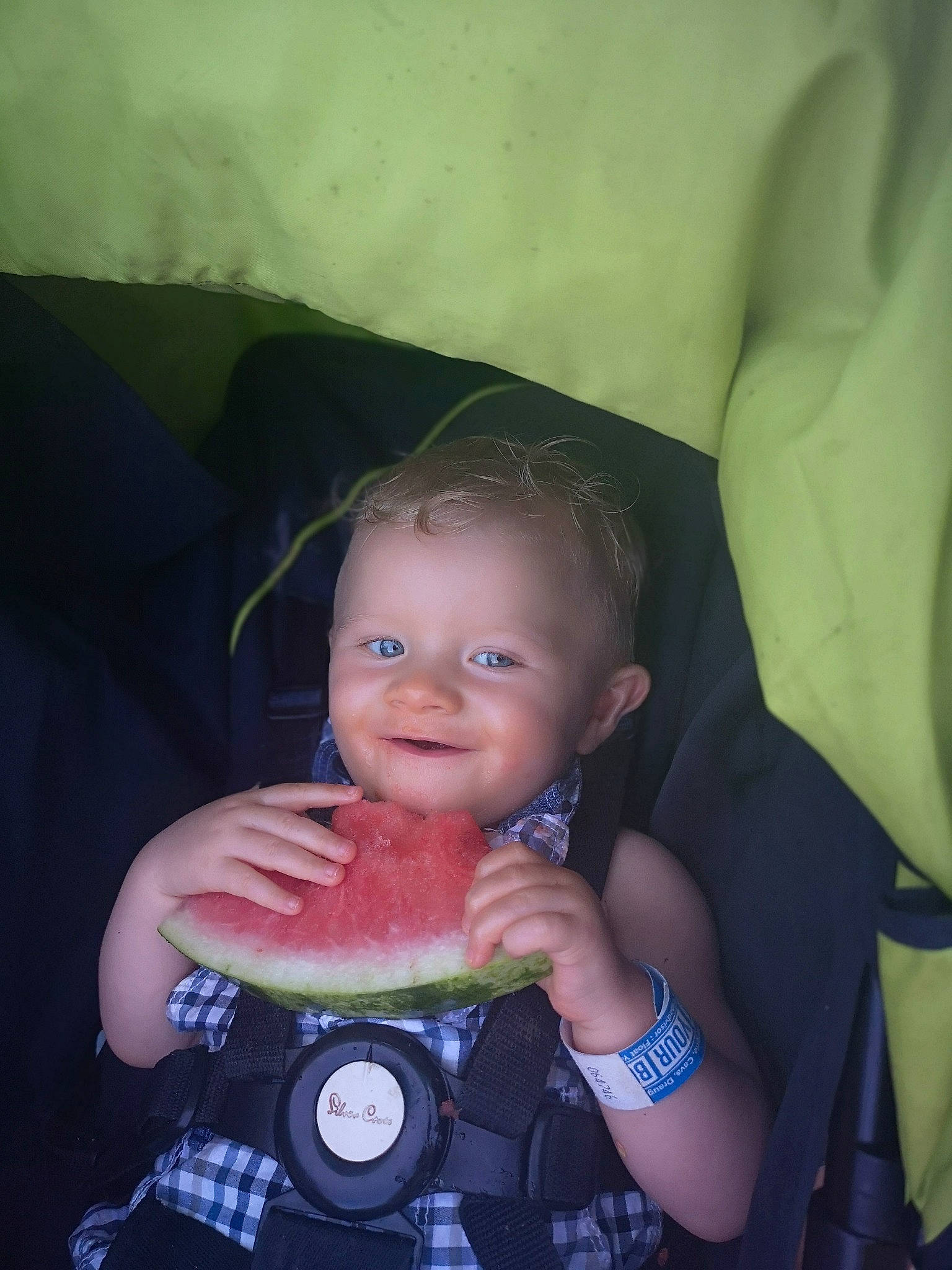 Riley-thomas is registered to the contest to win money with this photo: baby, cheek, child, chin, cool, eye, face, finger, forehead, fun, head, iris, joy, lip, mouth, nose, person, product, sitting, skin