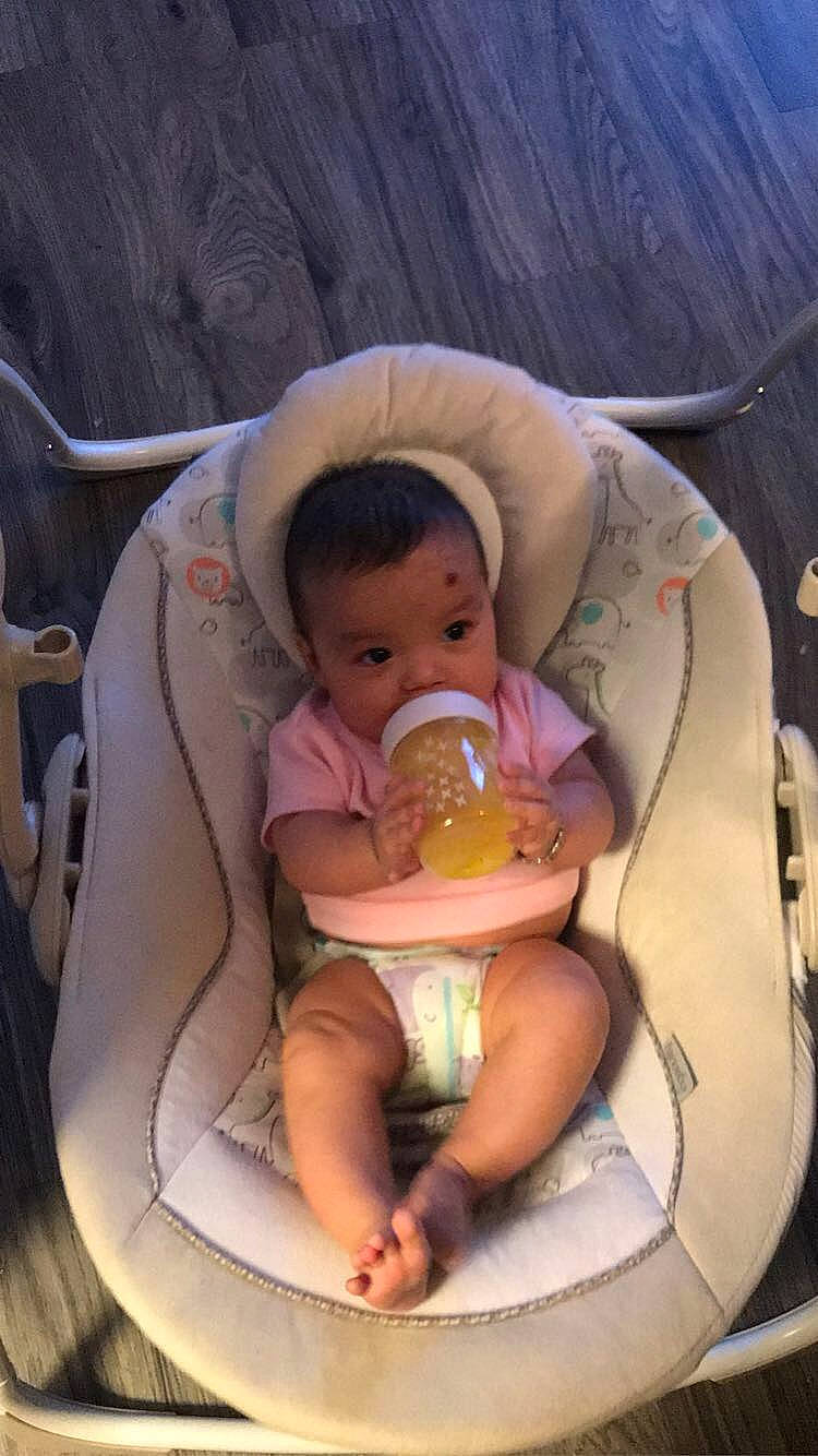 Layla Rose is registered to the contest to win money with this photo: baby, baby_products, child, person, product, sitting, toddler