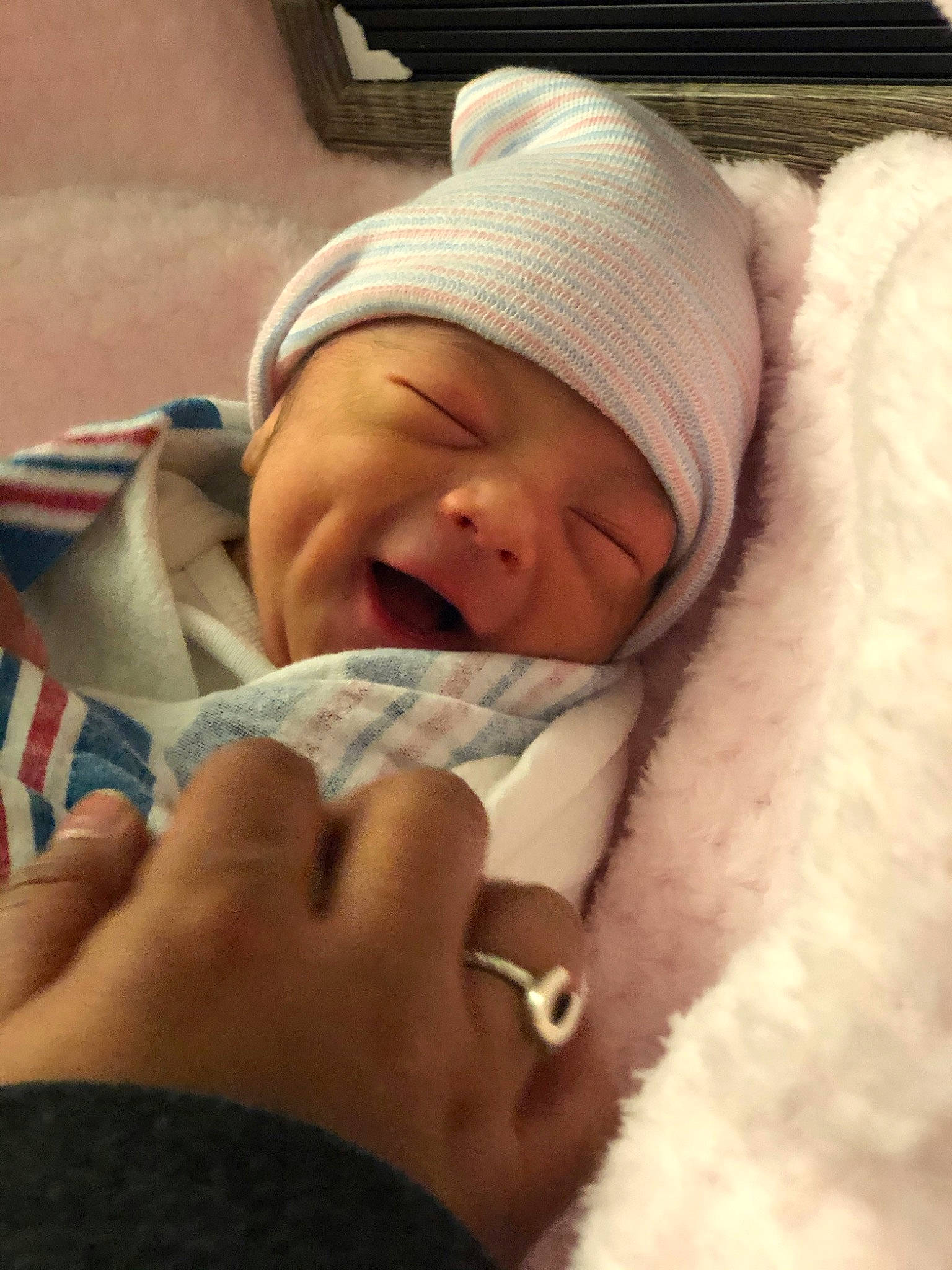 Layla Rose joined the competition — help win amazing prizes! baby, baby_sleeping, bedtime, birth, child, childbirth, finger, hand, headwear, nap, person, skin, sleep, toddler