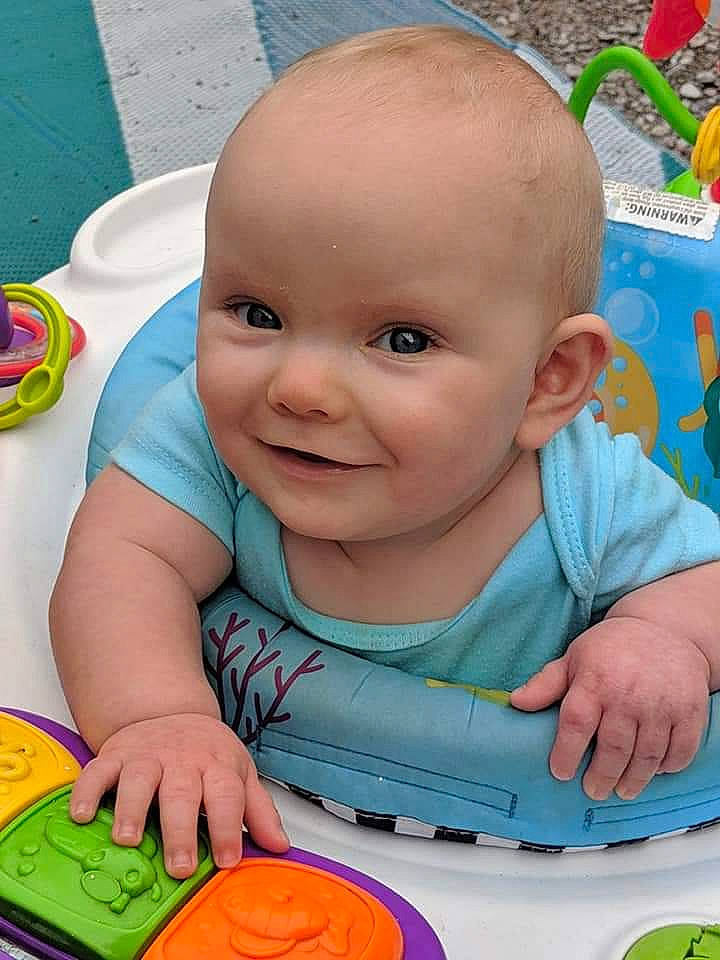 Willow Grace is registered to the contest to win money with this photo: baby, baby_playing_with_toys, baby_products, baby_toddler_clothing, baby_toys, child, joy, person, play, product, toddler, toy, tummy_time