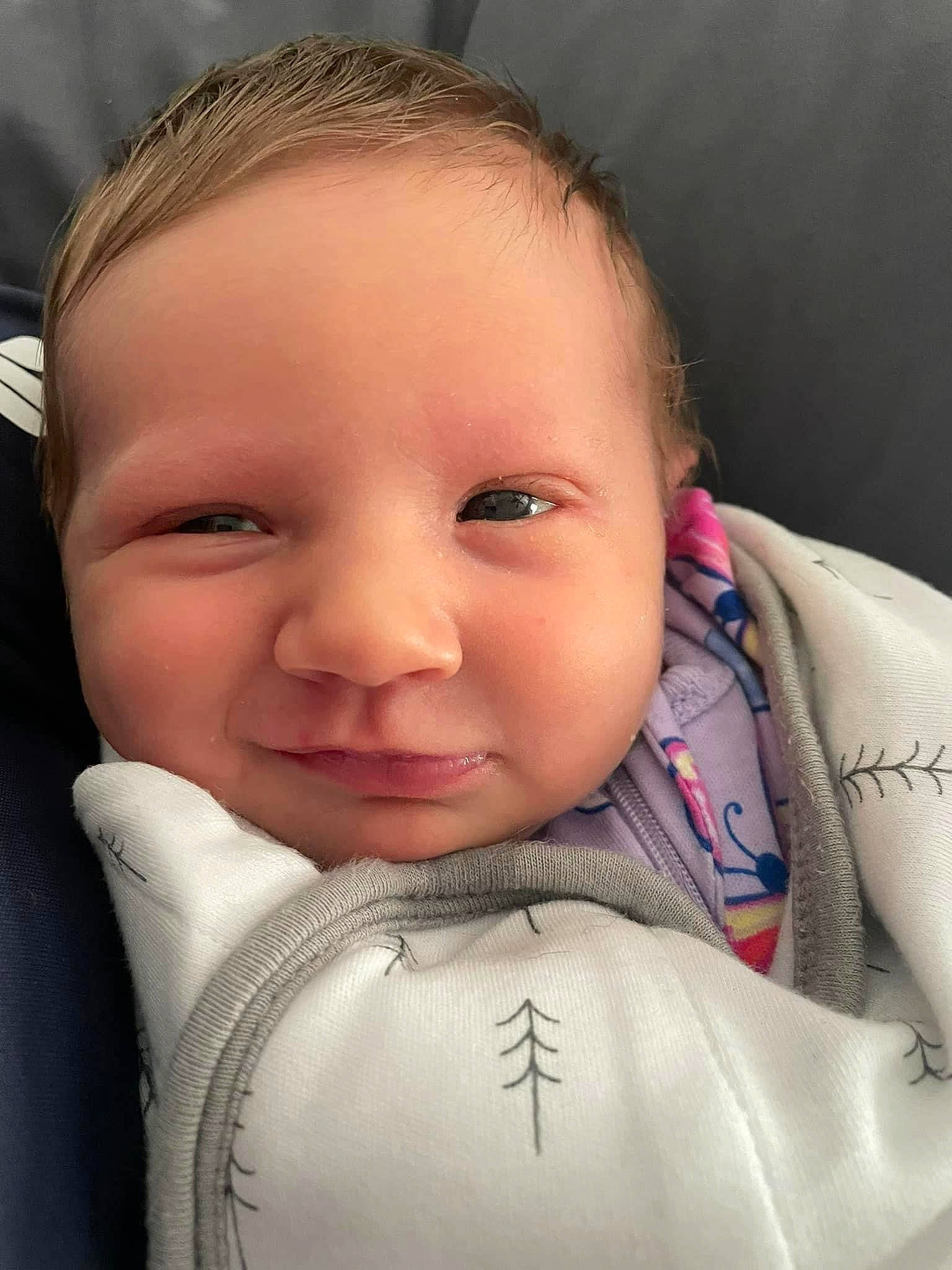 Everlee Mae joined the competition — help win amazing prizes! baby, baby_toddler_clothing, cheek, chin, comfort, ear, eyebrow, eyelash, face, facial_expression, finger, forehead, iris, lip, mouth, neck, nose, person, skin, sleeve