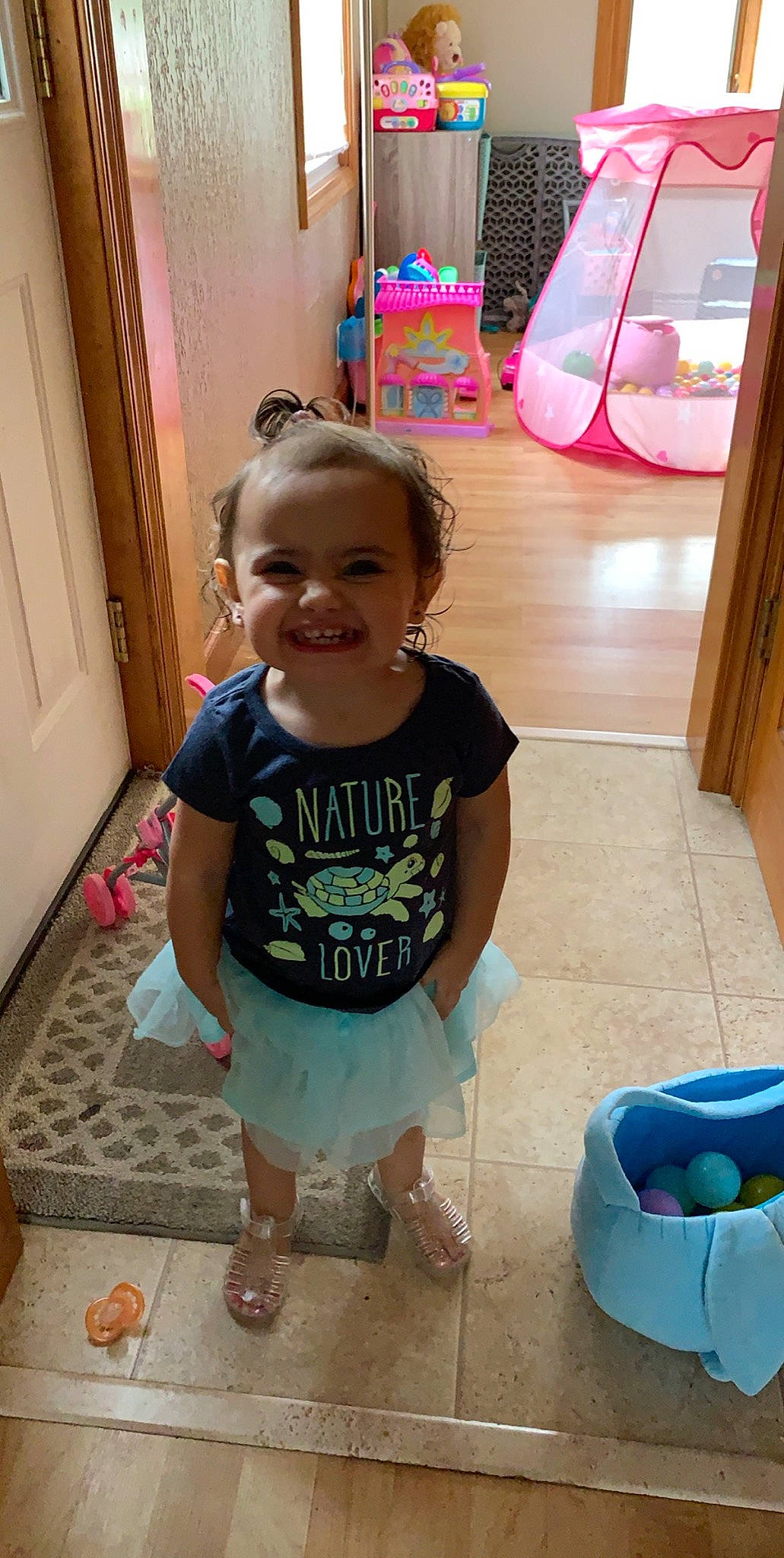 Gianna joined the competition — help win amazing prizes! child, floor, flooring, joy, person, play, toddler