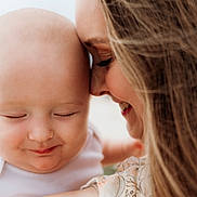 Daniel joined the competition — help win amazing prizes! baby, woman, face, closeup, smile, affection, love, tenderness, outdoor, portrait, head, skin, hair, person, family, bonding, happy, gentle, emotion, nature