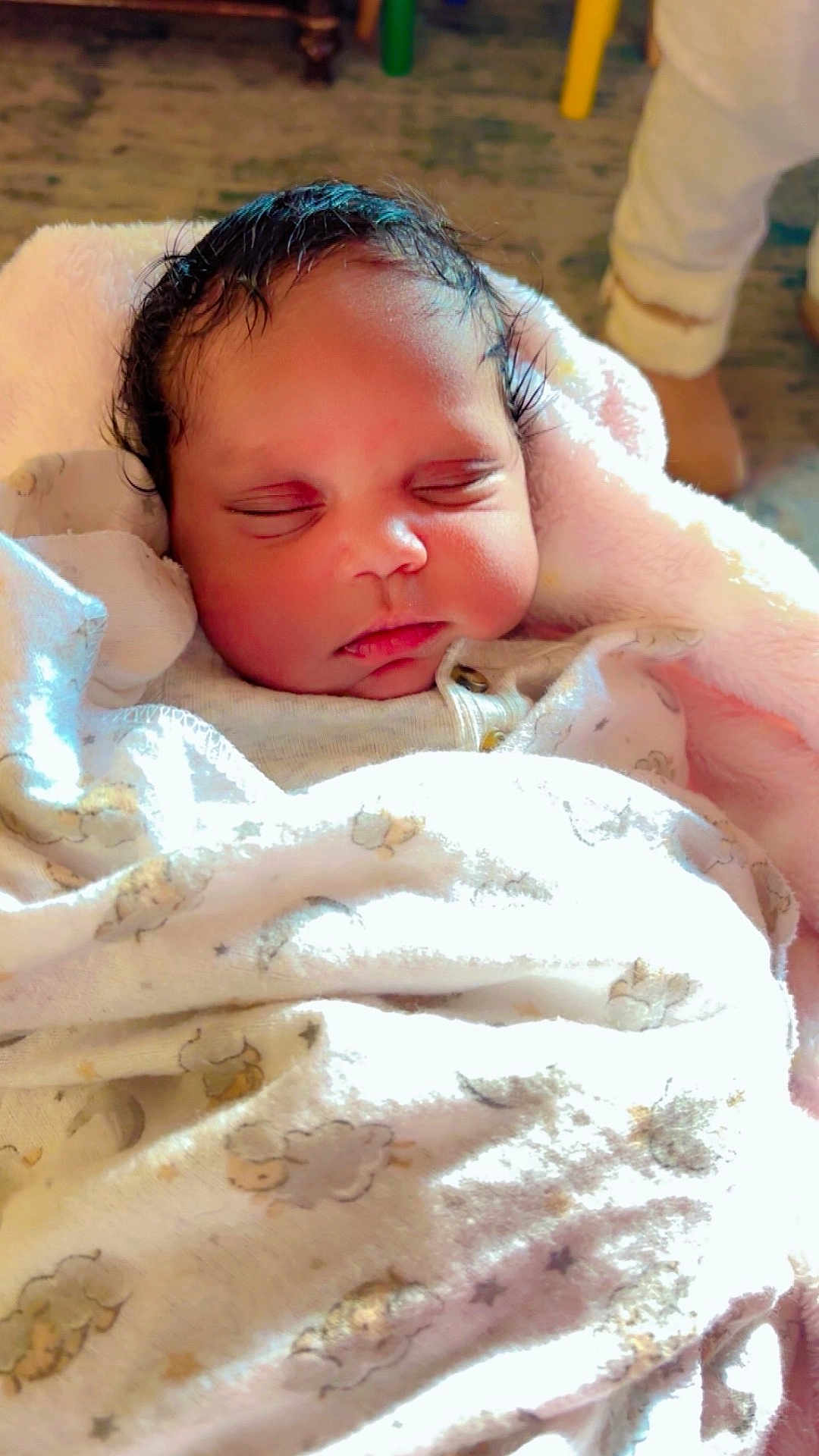 Ja'Ryallen joined the competition — help win amazing prizes! newborn, baby, sleeping, blanket, soft, cozy, indoor, infant, face, child, wrapped, cute, peaceful, person, warm_light, clothing, bedtime, resting, toddler, home