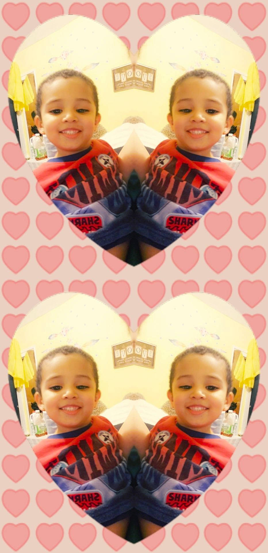 Jayden Holmes joined the competition — help win amazing prizes! baby, child, friendship, fun, happy, heart, joy, love, person, photography, photomontage, play, sibling, smile, toddler, yellow