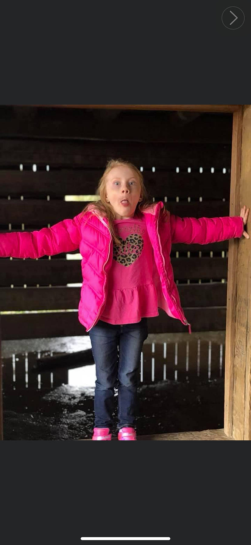 Jazmine is registered to the contest to win money with this photo: boot, denim, electric_blue, fashion_design, flash_photography, fun, human_leg, jeans, knee, leg, magenta, person, pink, purple, sleeve, standing, street_fashion, thigh, tints_and_shades, toddler