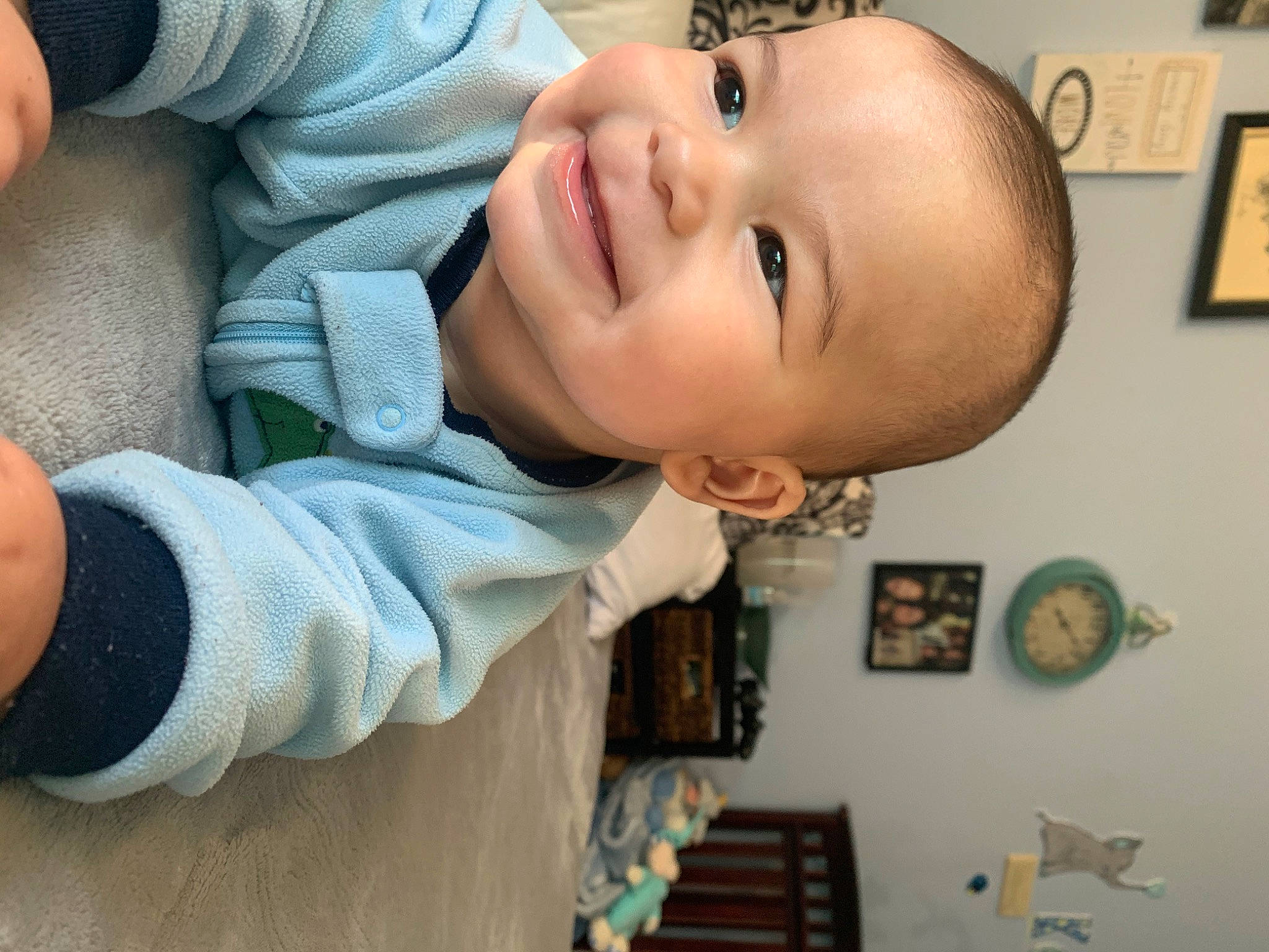 Kenai is registered to the contest to win money with this photo: arm, baby, cheek, child, chin, ear, face, forehead, head, jaw, joy, mouth, neck, nose, person, skin, smile, toddler