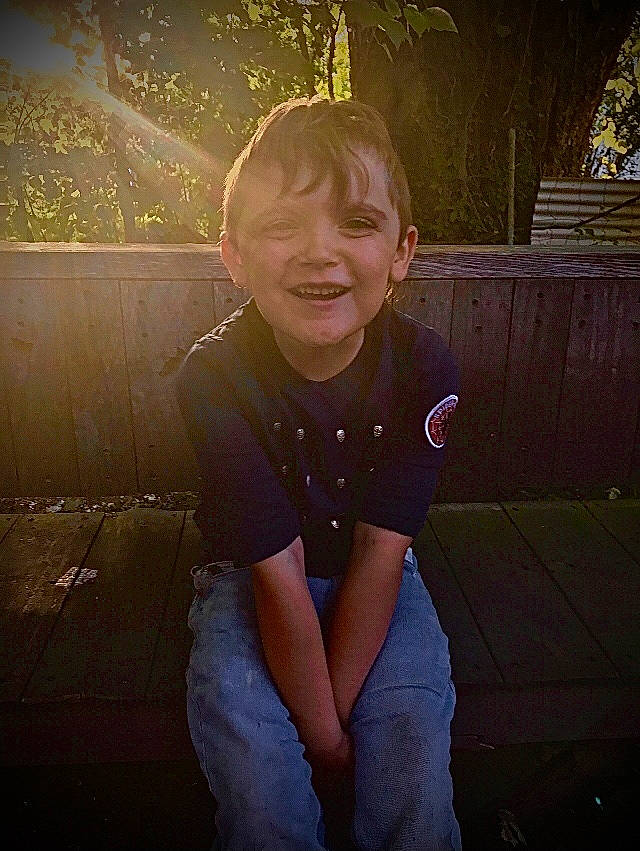 Dominic joined the competition — help win amazing prizes! chin, cool, eyewear, facial_expression, flash_photography, fun, grass, happy, joy, lighting, morning, people_in_nature, person, plant, smile, standing, sunlight, t_shirt, tints_and_shades, toddler