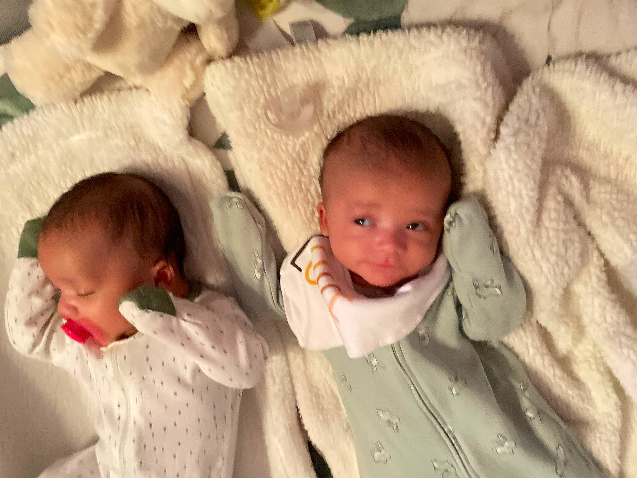 Alena is registered to the contest to win money with this photo: baby, baby_toddler_clothing, cheek, child, comfort, event, facial_expression, grass, happy, linens, mammal, nose, people, person, room, skin, sleeve, textile, toddler, vertebrate