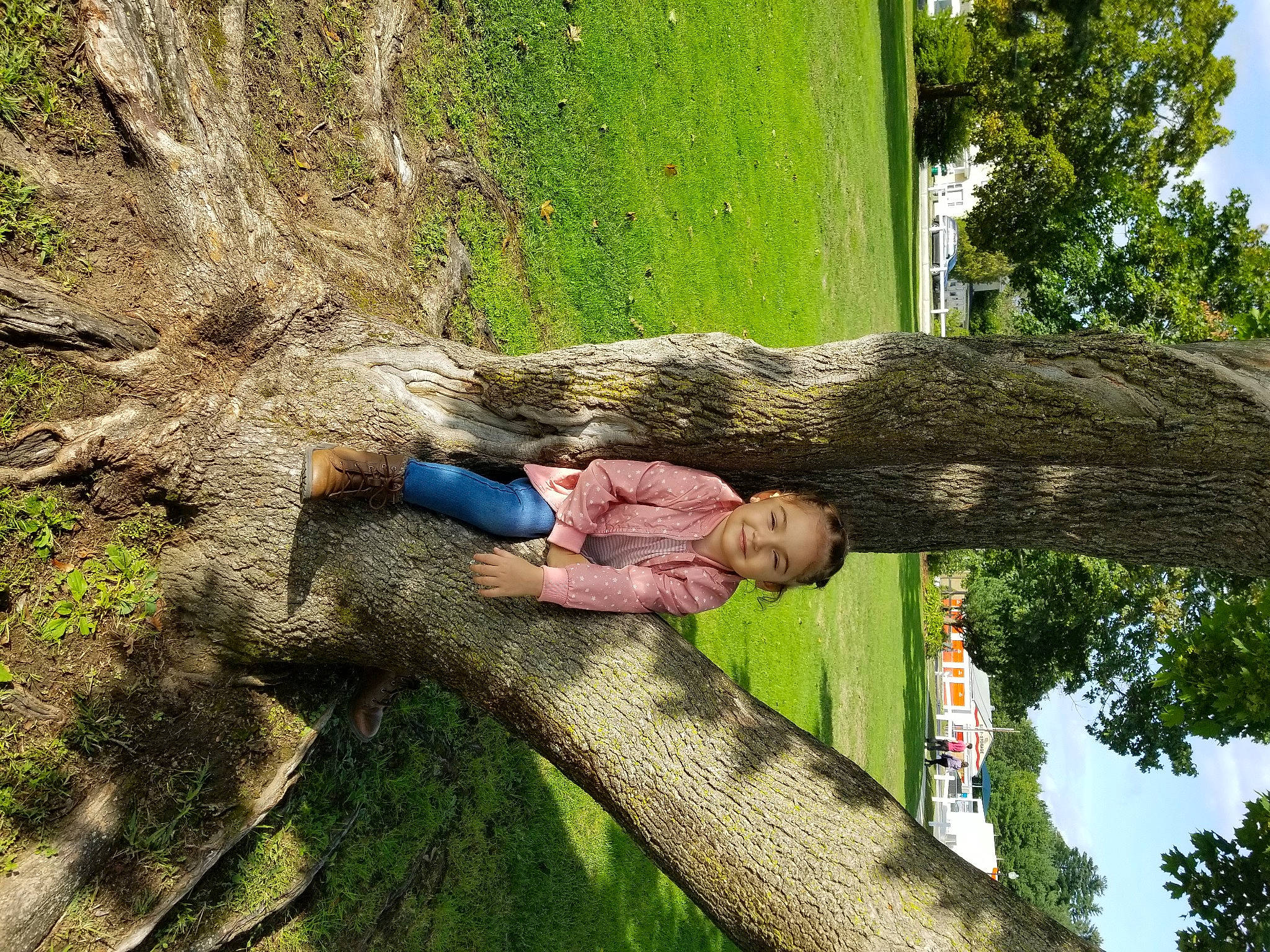 Jadalynn is registered to the contest to win money with this photo: joy, people_in_nature, person, trunk, woody_plant