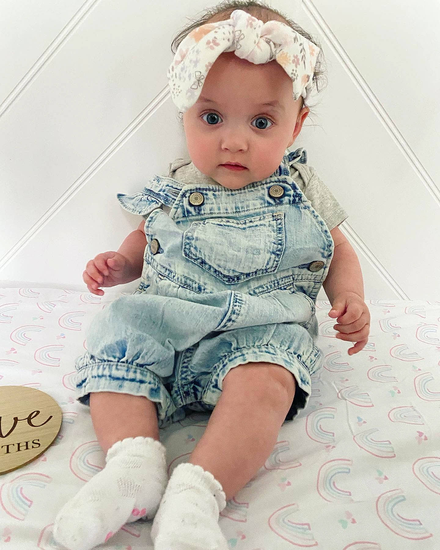 Kate joined the competition — help win amazing prizes! arm, baby_toddler_clothing, cheek, child, day_dress, dress, embellishment, eye, fashion_accessory, happy, headwear, iris, pattern, person, pink, sitting, skin, sleeve, sock, thigh