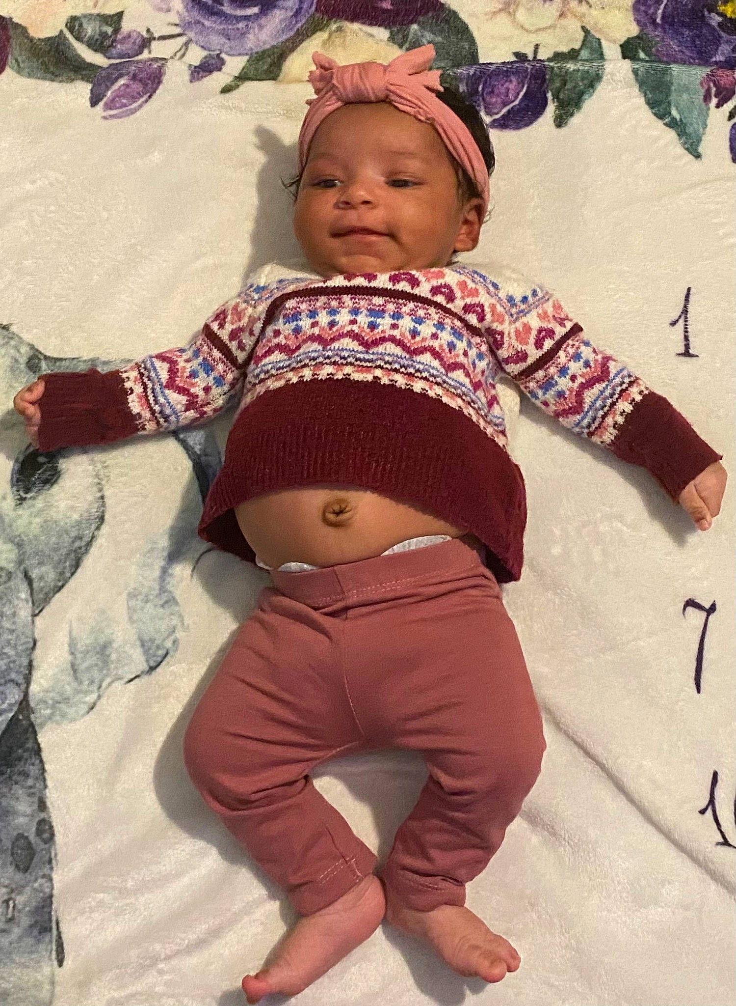 Layoni is registered to the contest to win money with this photo: baby, baby_toddler_clothing, cap, cheek, child, face, facial_expression, fun, happy, head, headgear, linens, outerwear, pattern, person, pink, play, skin, sleeve, toddler