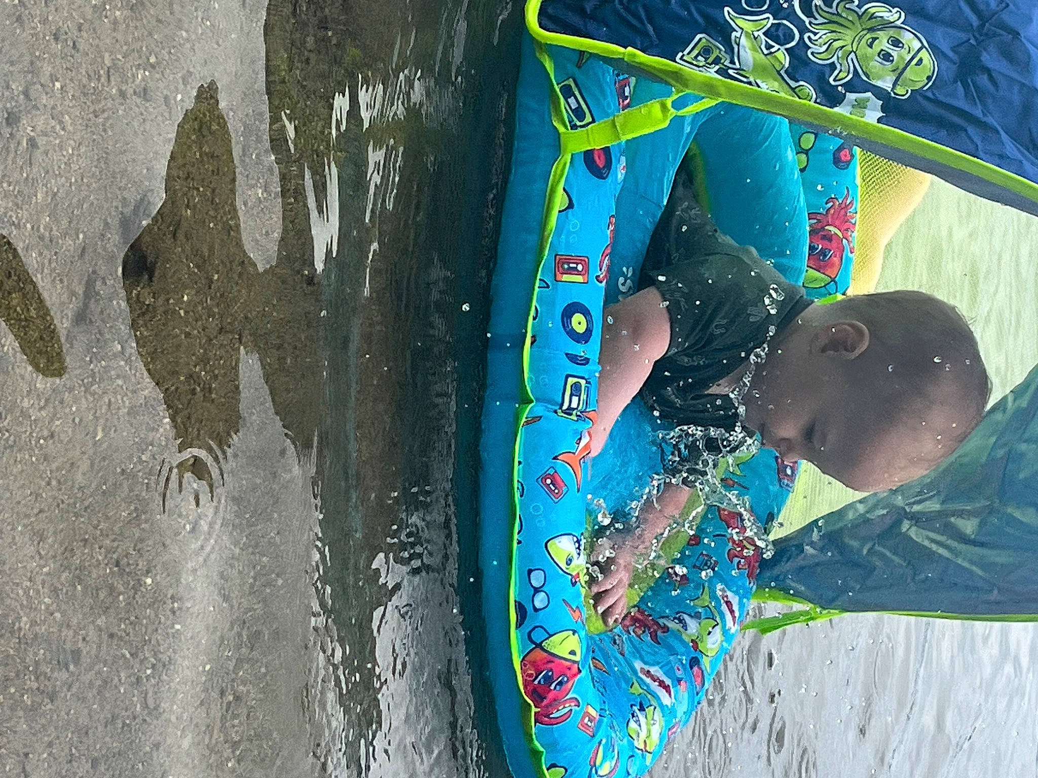 Layne joined the competition — help win amazing prizes! art, circle, electric_blue, fashion_accessory, fun, graphic_design, happy, hat, illustration, leisure, mural, paint, painting, pattern, person, sun_hat, t_shirt, tints_and_shades, visual_arts, water