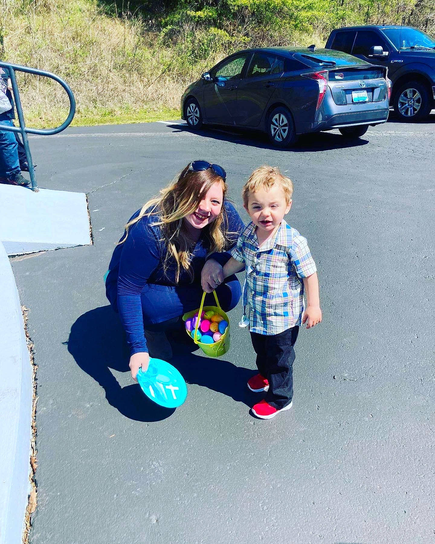 Tanner Flannery is registered to the contest to win money with this photo: asphalt, automotive_design, automotive_exterior, automotive_lighting, automotive_tire, automotive_wheel_system, car, electric_blue, joy, leisure, motor_vehicle, person, personal_luxury_car, public_space, road_surface, smile, tire, toddler, trunk, vehicle