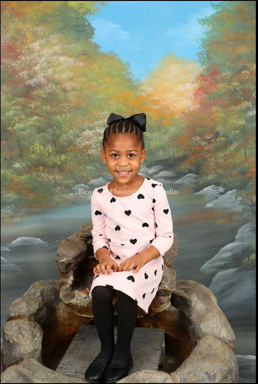 Delilah Williams joined the competition — help win amazing prizes! child, design, fun, girl, joy, painting, pattern, person, portrait, smile, toddler, tree