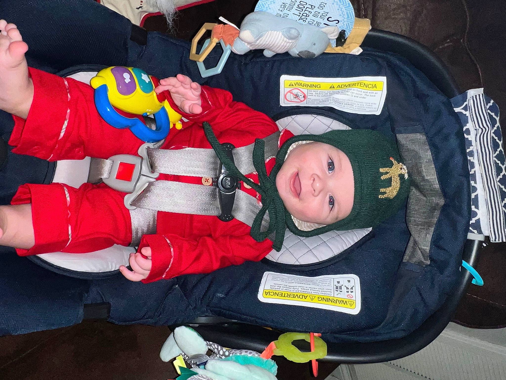 Charlie joined the competition — help win amazing prizes! baby, baby_products, baby_toddler_clothing, carmine, child, comfort, costume, event, fictional_character, fun, hat, headwear, holiday, lap, person, personal_protective_equipment, sleeve, toddler
