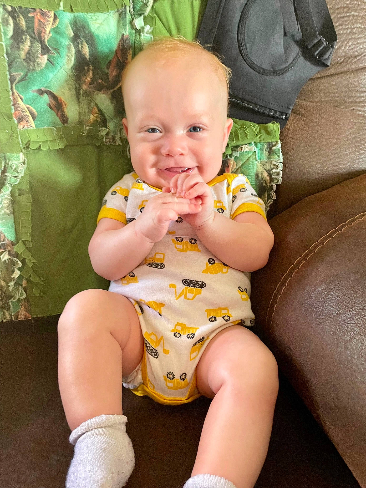 Cooper is registered to the contest to win money with this photo: abdomen, baby, baby_toddler_clothing, cheek, chest, child, eye, happy, head, human_body, iris, knee, lap, mouth, person, skin, smile, stomach, thigh, toddler