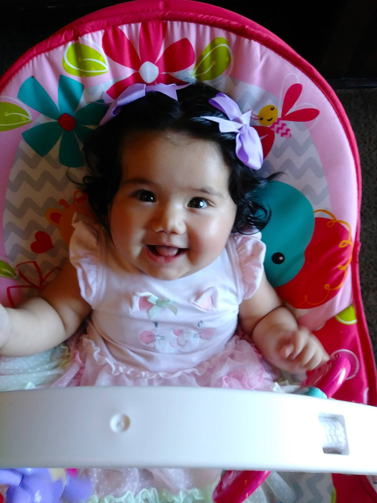 Juliana is registered to the contest to win money with this photo: birthday, cheek, child, day, girl, infant, iris, joy, person, pink, play, product, skin, smile, toddler