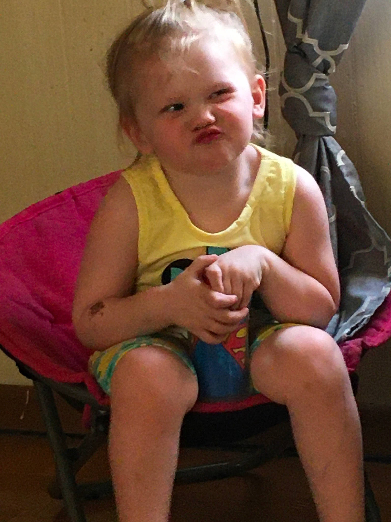 Adalina joined the competition — help win amazing prizes! arm, cheek, child, neck, person, sitting, skin, toddler