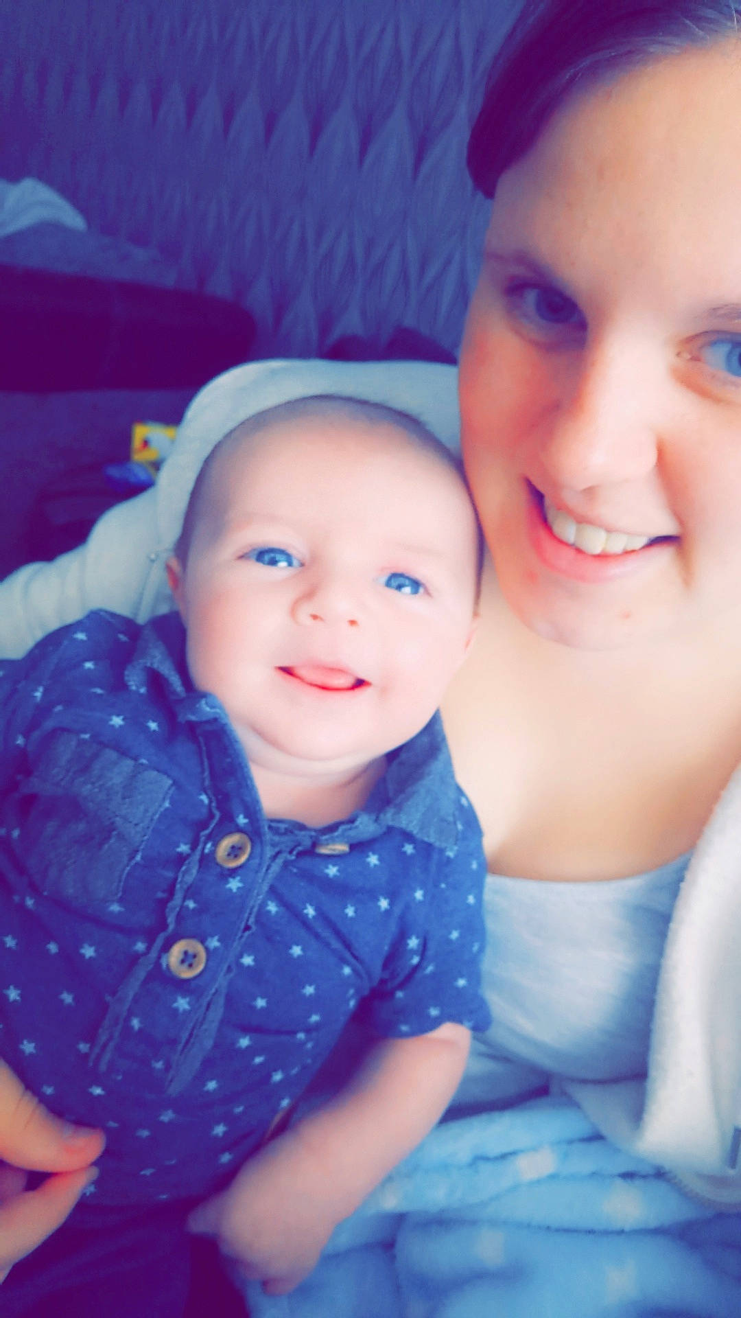 Taylor is registered to the contest to win money with this photo: baby, beauty, blue, cheek, child, eye, face, facial_expression, fun, happy, head, iris, lip, nose, people, person, pink, skin, smile, snapshot