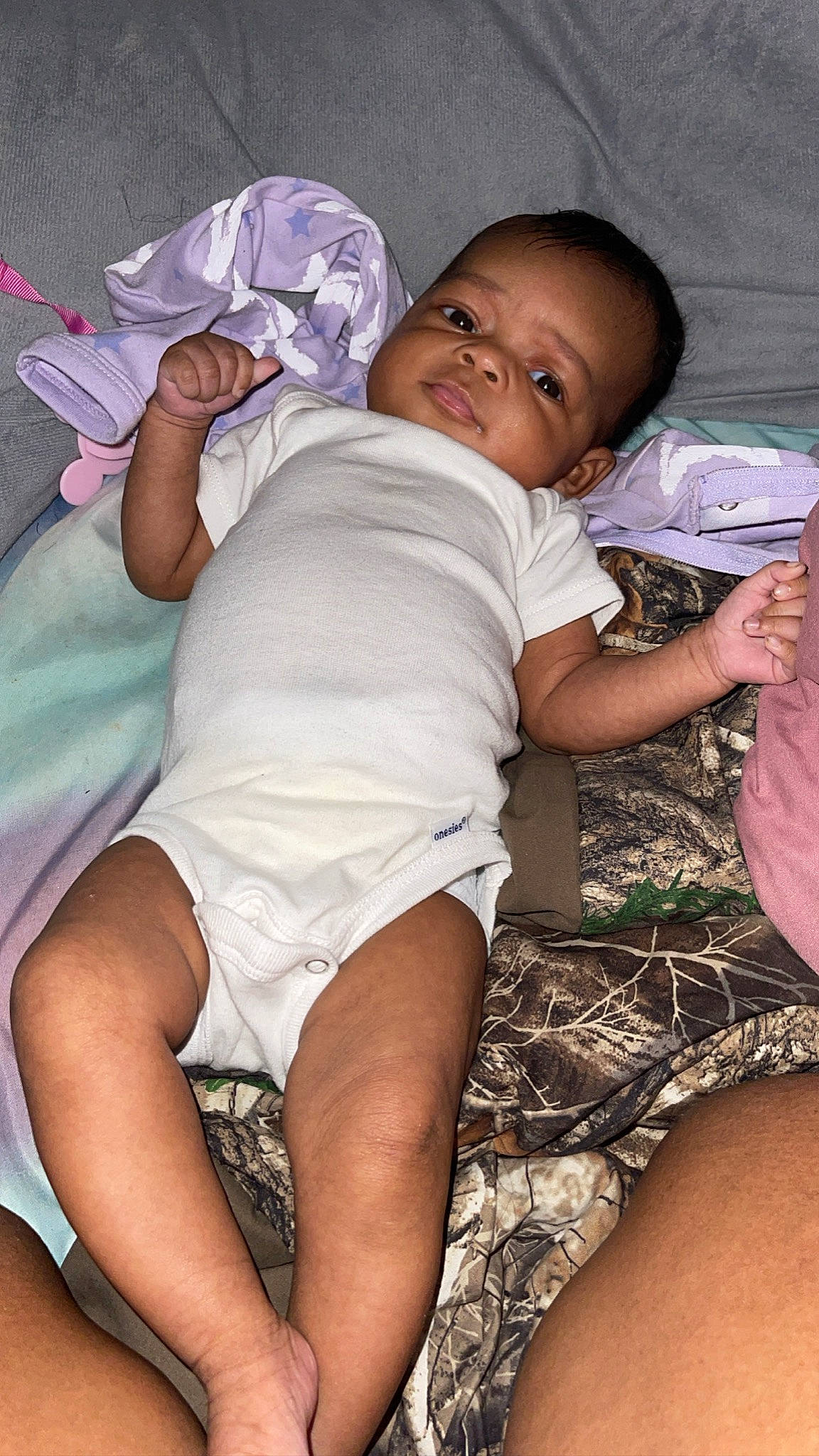 Baylee joined the competition — help win amazing prizes! baby, baby_toddler_clothing, child, comfort, eye, finger, hand, happy, head, human_body, leg, mouth, muscle, person, pink, shorts, skin, textile, thigh, toddler