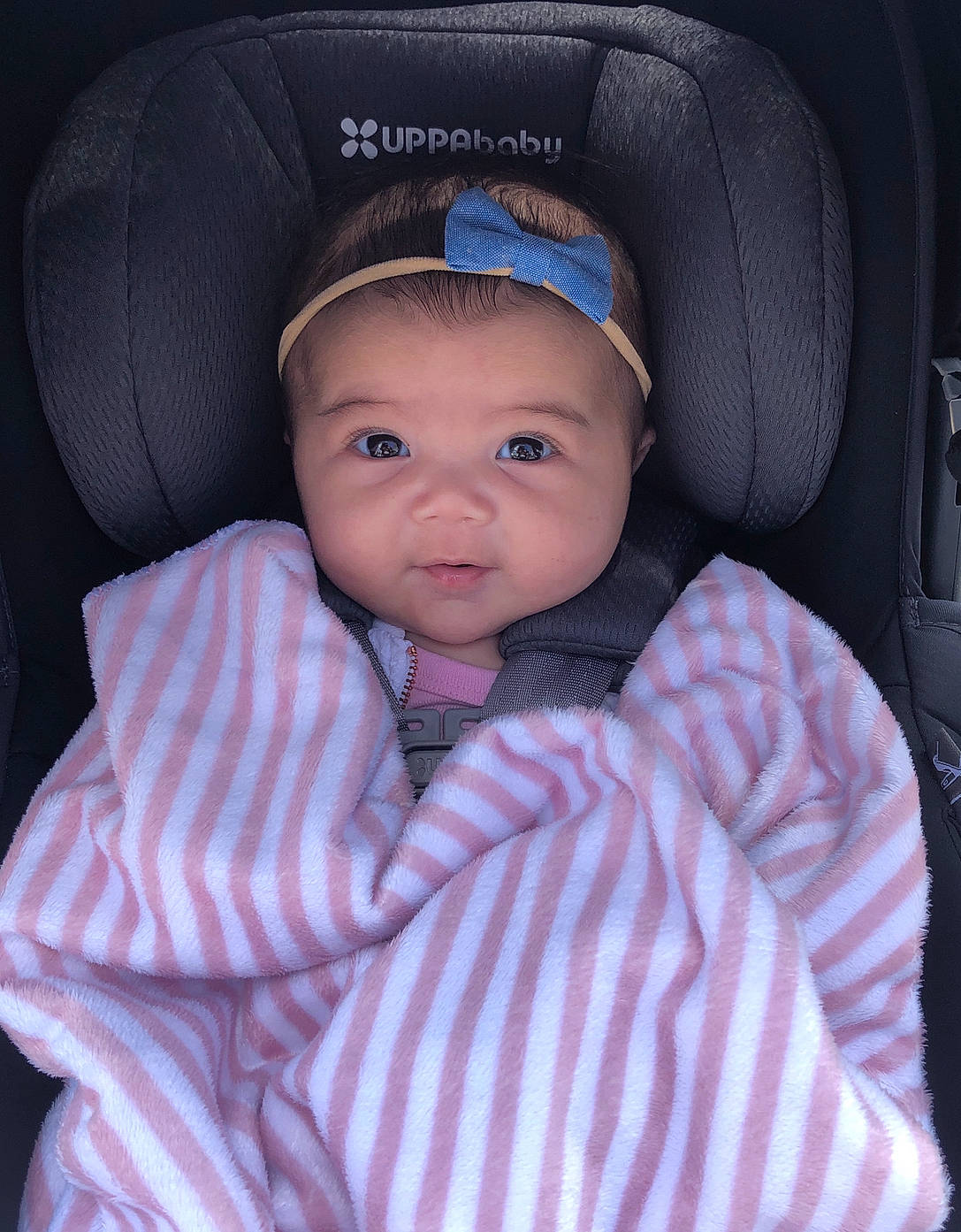 Nora joined the competition — help win amazing prizes! baby, baby_in_car_seat, baby_products, car_seat, car_seat_cover, cheek, child, eye, headwear, person, product, skin, toddler
