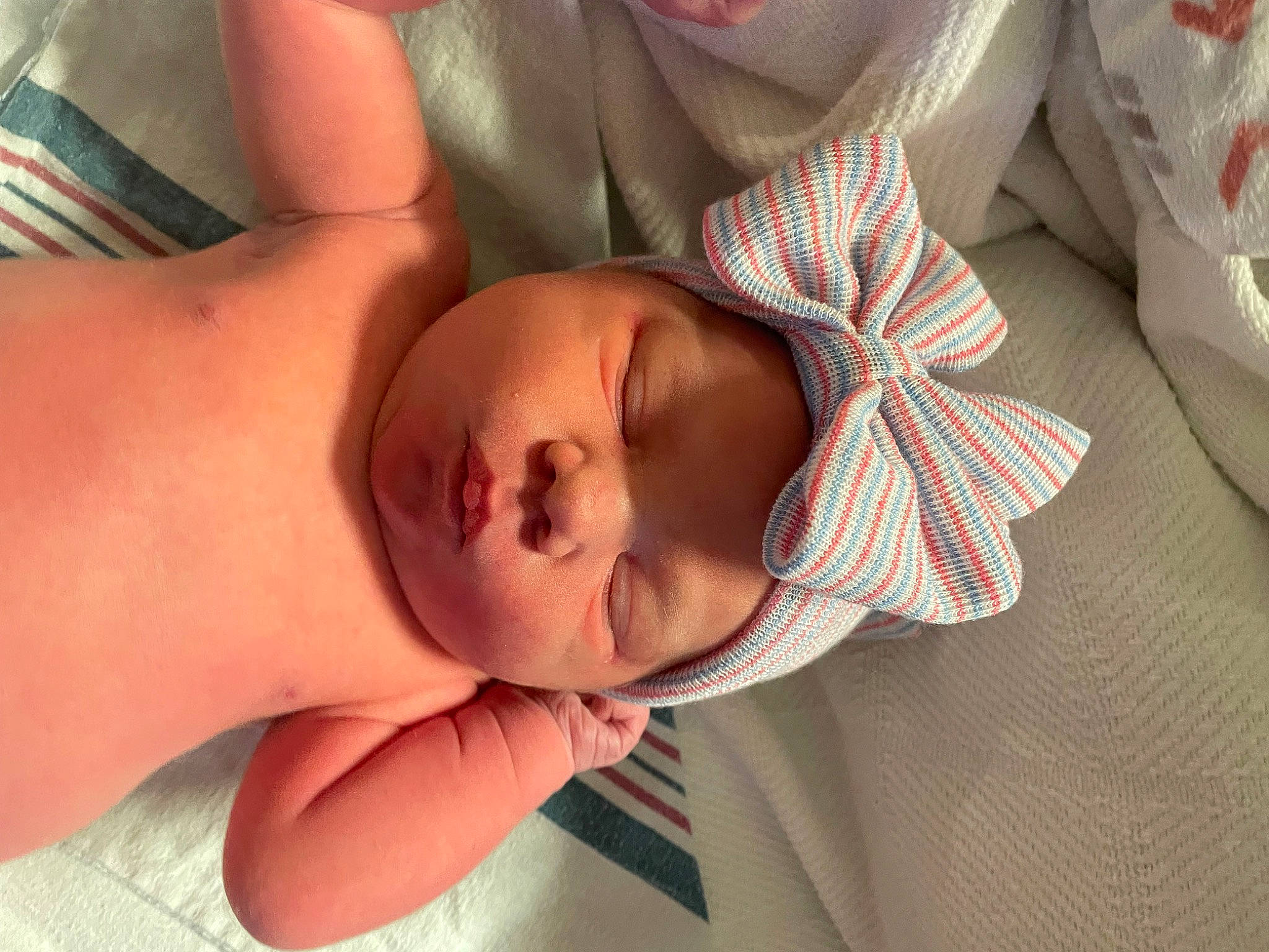 Aspyn joined the competition — help win amazing prizes! baby, cheek, comfort, eye, face, facial_expression, finger, glasses, hand, happy, head, headwear, human_body, lip, mouth, nail, neck, nose, person, skin