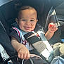Serhat participe au concours pour gagner de l'argent avec cette photo : baby, car_seat, smiling, child, seatbelt, toy, sunlight, window, clothing, happy, hand, face, infant, car, seat, transportation, cute, portrait, young, inside