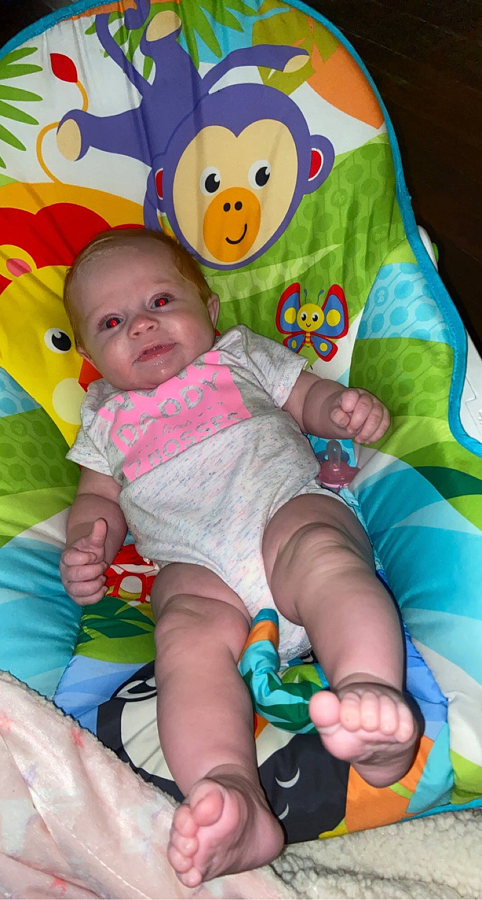 Brooklynn joined the competition — help win amazing prizes! baby, baby_toddler_clothing, cheek, child, comfort, fun, grass, green, happy, head, lap, organ, people, person, pink, product, skin, textile, toddler, white