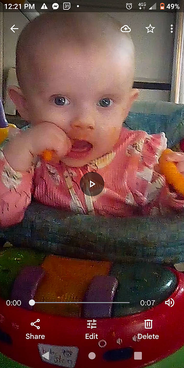 Serenity is registered to the contest to win money with this photo: art, baby, baby_products, baby_toddler_clothing, carmine, cheek, child, comfort_food, dress, happy, lip, mouth, peach, person, pink, sitting, skin, sweetness, toddler, visual_arts