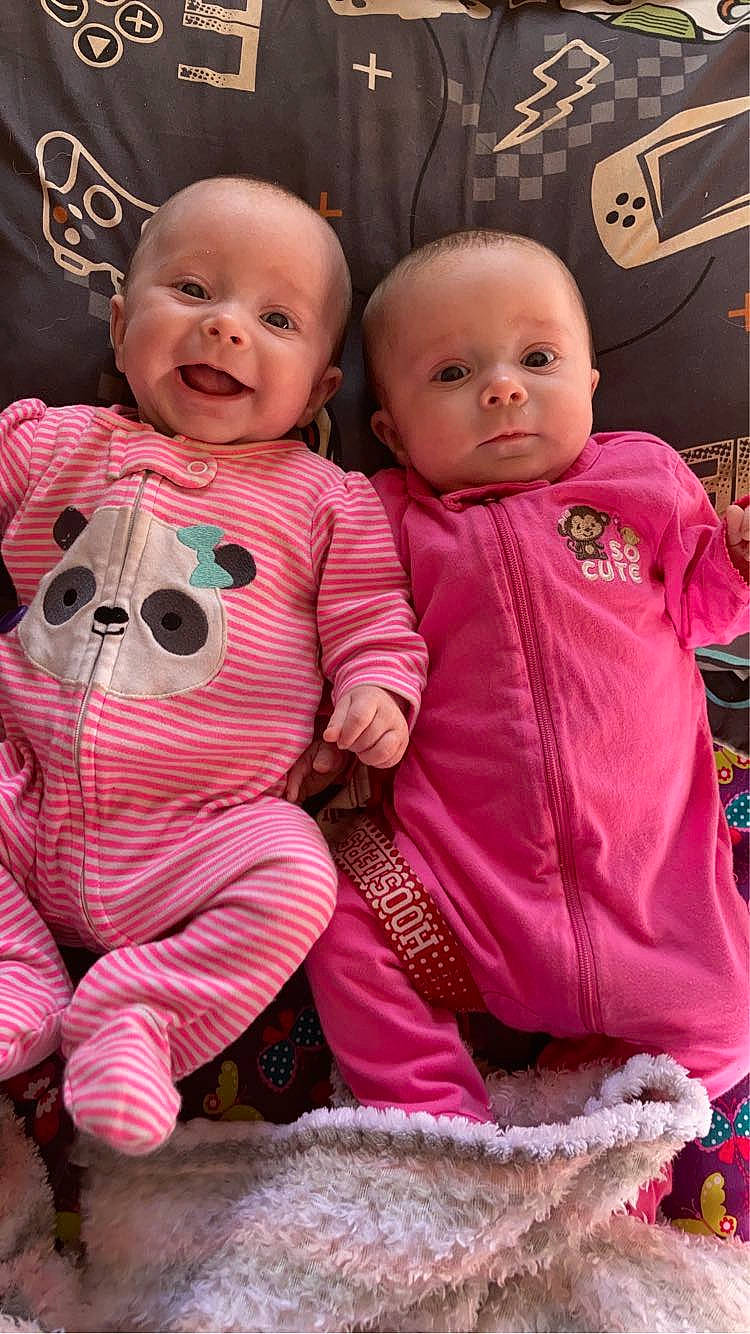 Destinee Laney is registered to the contest to win money with this photo: baby, baby_toddler_clothing, cheek, child, collar, doll, dress, face, fun, happy, iris, magenta, pattern, person, pink, skin, sleeve, smile, t_shirt, textile