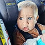 Léonn participe au concours pour gagner de l'argent avec cette photo : baby, baby_face, blue_eyes, car, car_interior, car_seat, child, child_safety, child_seat, closeup, curious, cute, infant, infant_clothing, portrait, safety, seat, seatbelt, soft_toy, toy
