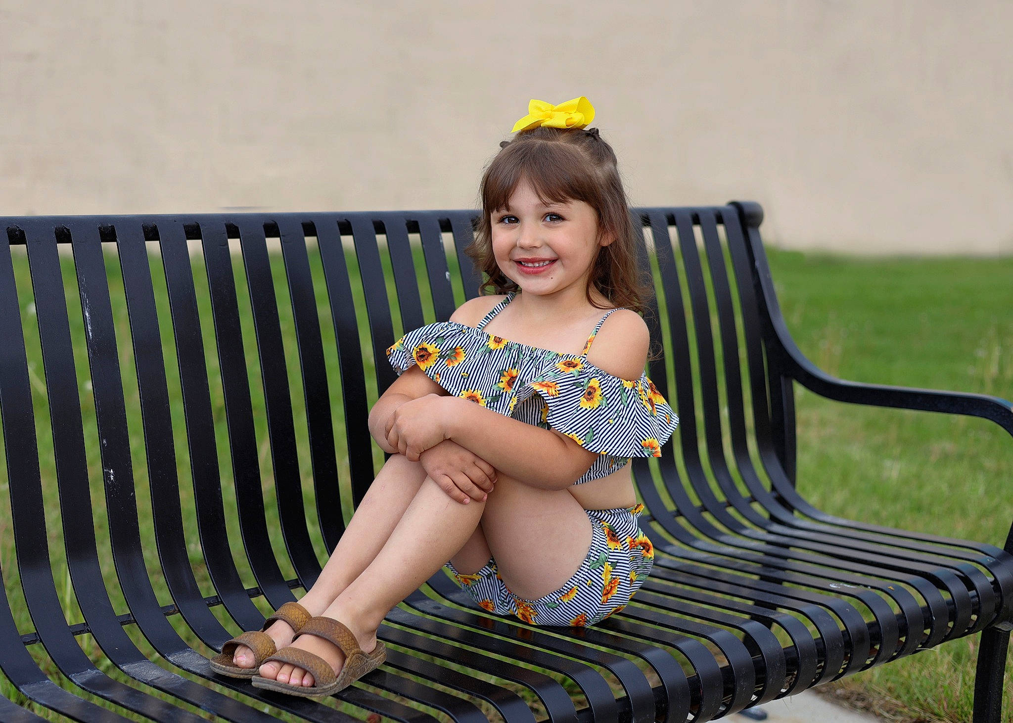 Kwynn is registered to the contest to win money with this photo: electric_blue, flash_photography, foot, grass, happy, human_body, human_leg, joy, knee, leg, leisure, long_hair, outdoor_furniture, people_in_nature, person, sandal, shoulder, smile, thigh, trunk