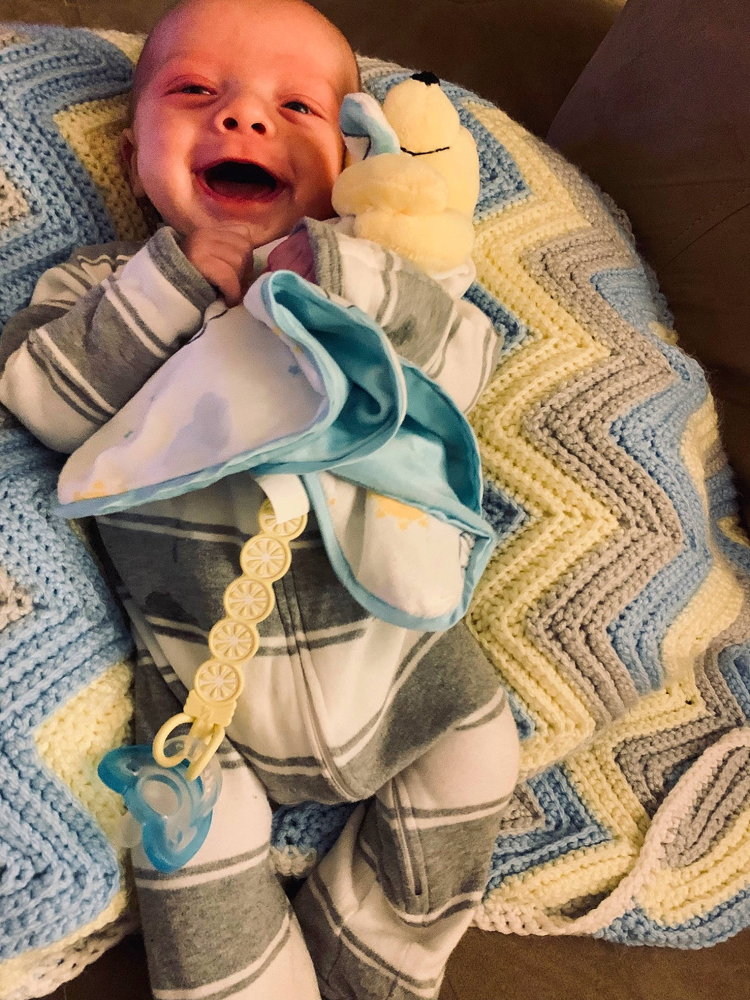 Jaydan joined the competition — help win amazing prizes! baby, baby_products, baby_safety, baby_sleeping, baby_toddler_clothing, cheek, child, comfort, eye, fashion_accessory, health_care, linens, pattern, person, personal_protective_equipment, room, sitting, skin, sleeve, textile