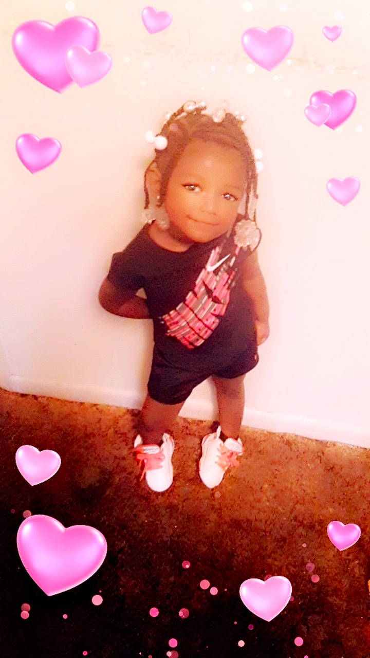 Ashanti joined the competition — help win amazing prizes! child, fun, happy, heart, love, person, pink, play, smile, toddler, valentines_day