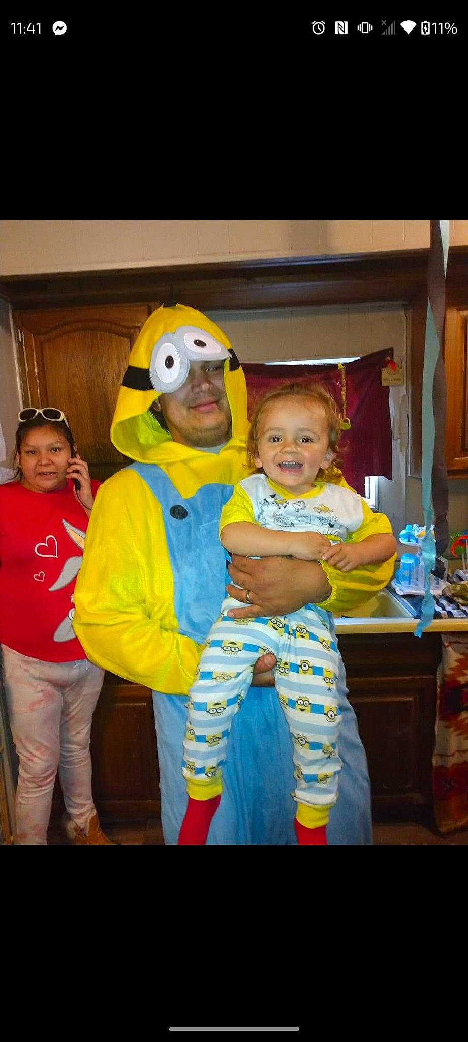 Kylar is registered to the contest to win money with this photo: baby, baby_toddler_clothing, child, clothing, costume, event, eye, fun, glove, happy, hat, headwear, joy, party, person, personal_protective_equipment, room, smile, t_shirt, toddler