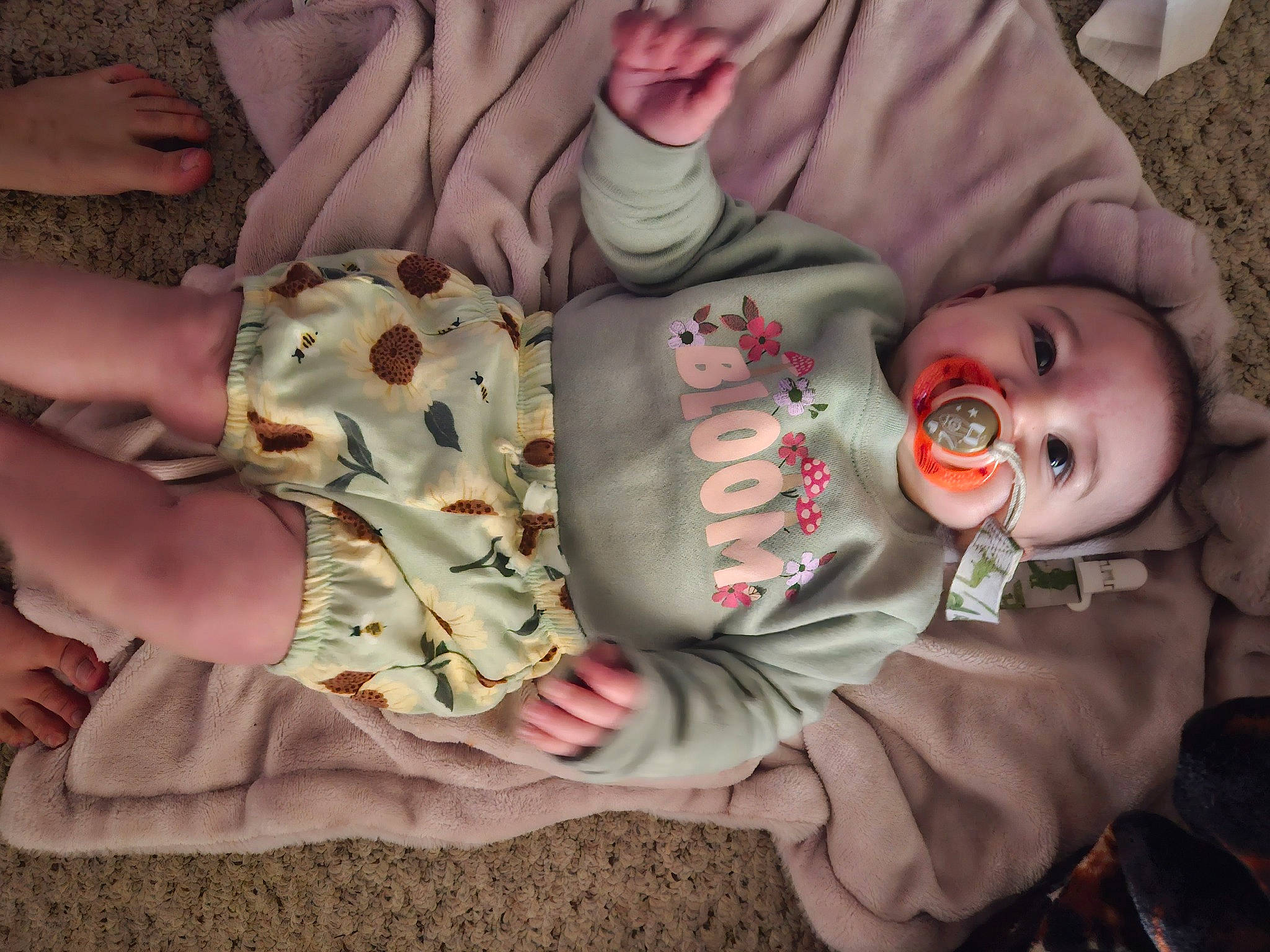 Ocean joined the competition — help win amazing prizes! baby, baby_products, baby_sleeping, baby_toddler_clothing, carmine, cheek, child, comfort, eye, hand, headgear, human_body, linens, nail, pattern, person, pink, skin, sleeve, toddler