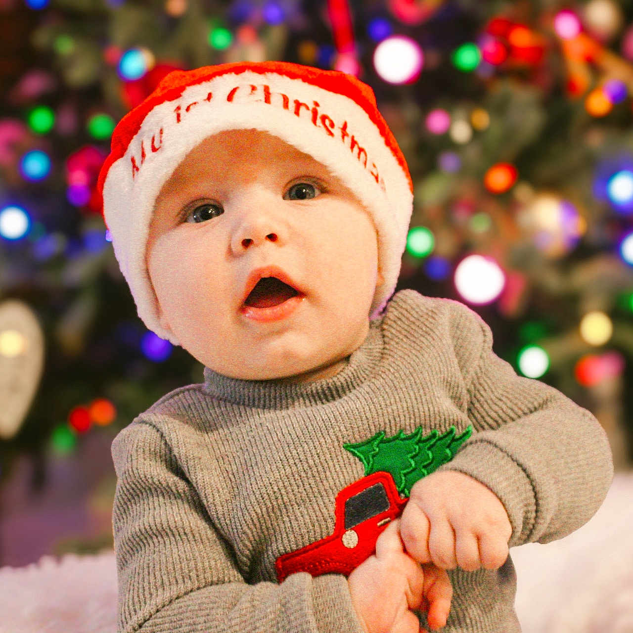 Hayden joined the competition — help win amazing prizes! accessories, baby, beanie, bodypart, bonnet, cap, clothing, face, festival, finger, hand, happy, hat, head, knitwear, lighting, person, photography, portrait, sweater